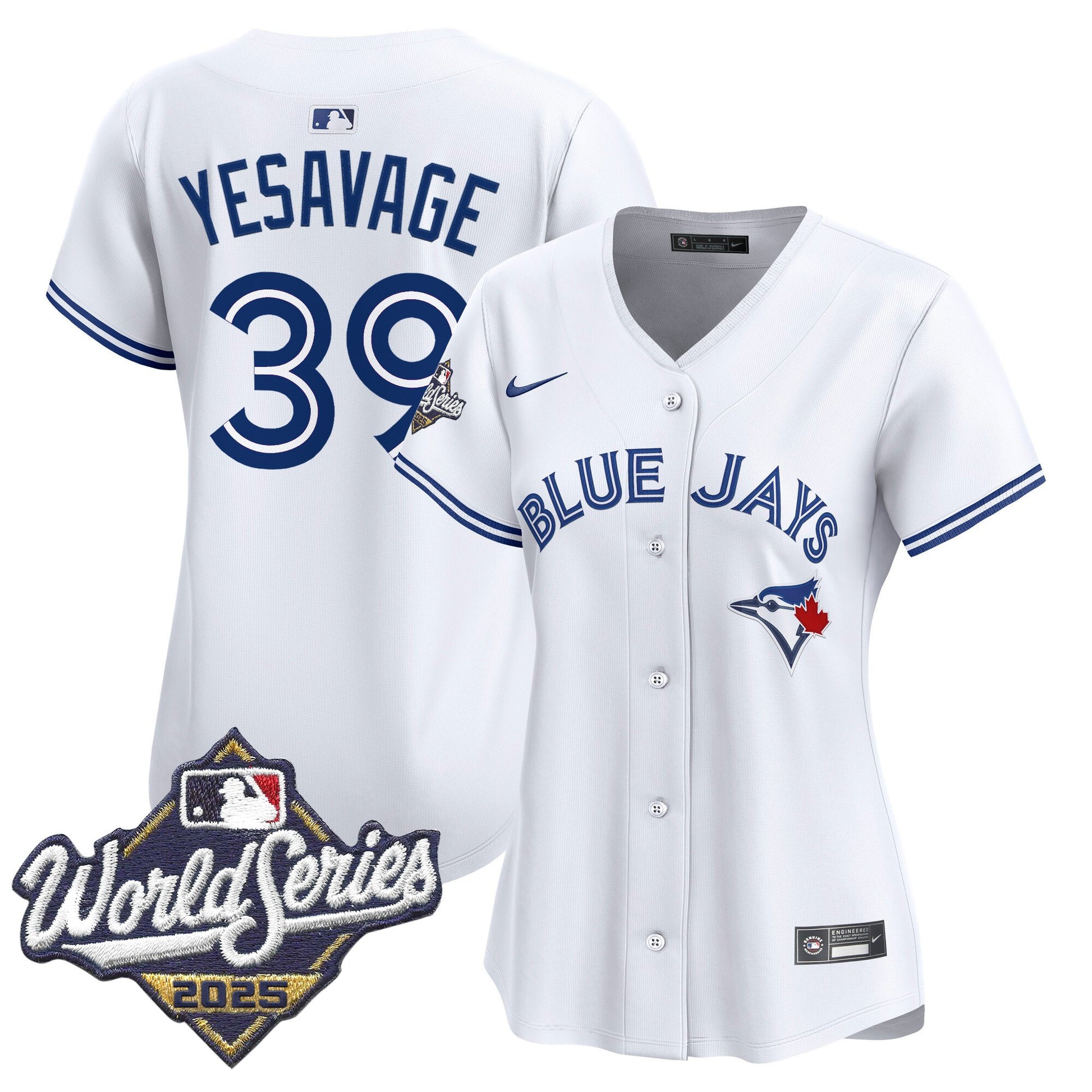 Women's Toronto Blue Jays 2025 World Series Vapor Premier Limited Jersey - All Stitched