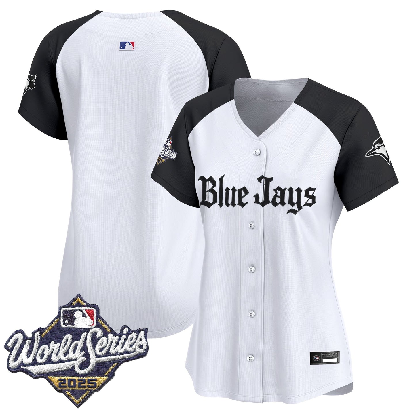 Women's Toronto Blue Jays 2025 World Series Vapor Premier Limited Jersey V2 - Gothic North Edition - All Stitched