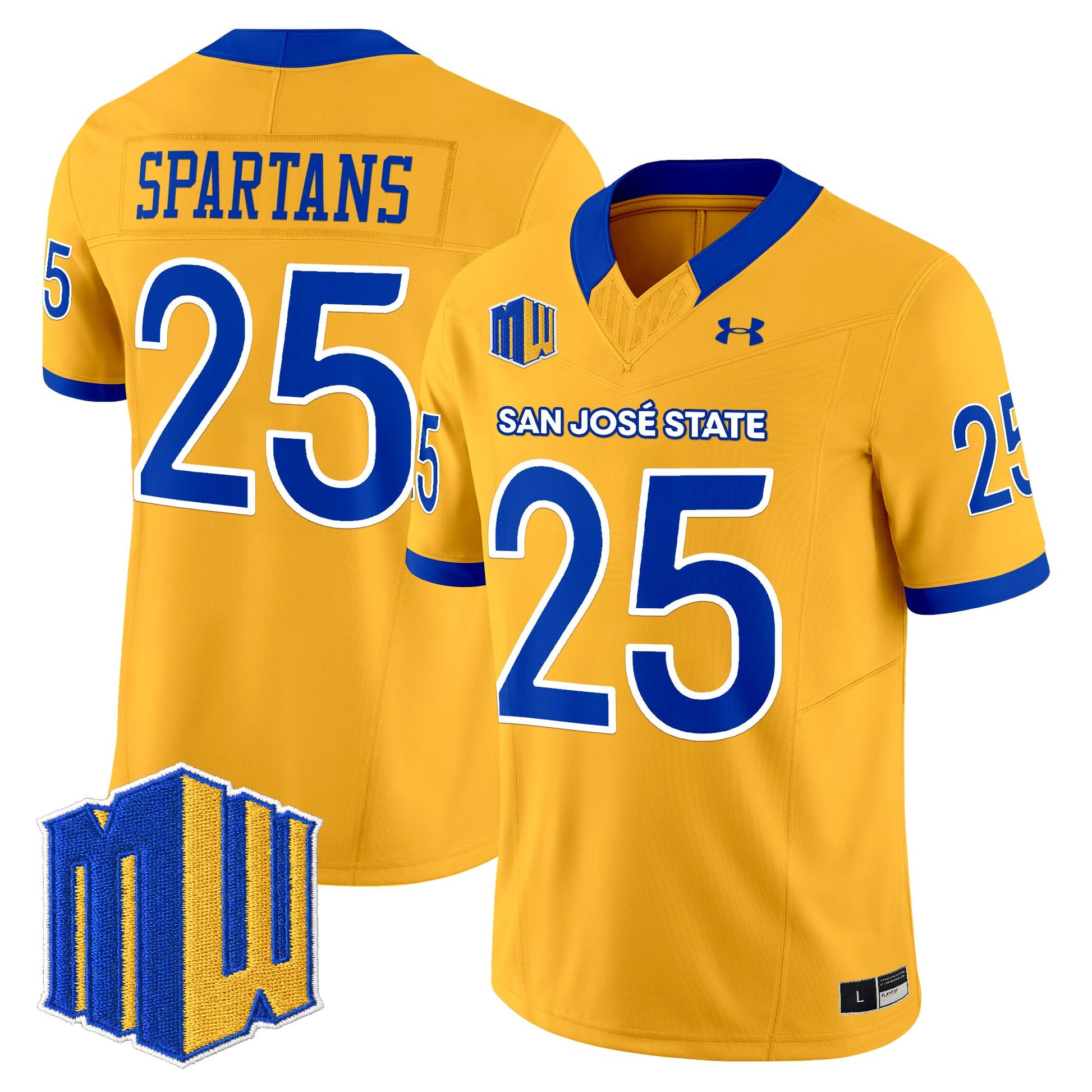 Men's San José State Spartans 2025 Vapor Limited Jersey - All Stitched