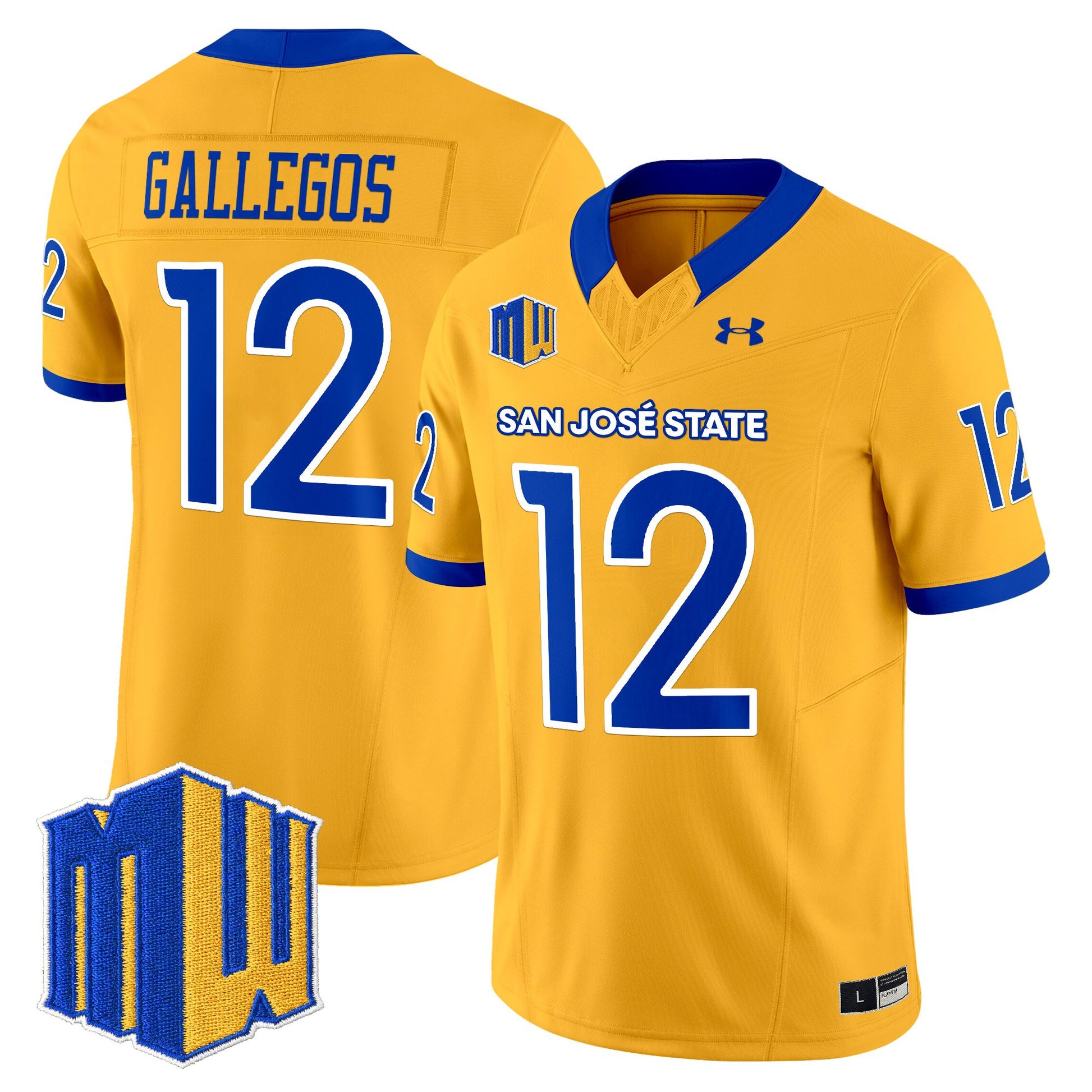 Men's San José State Spartans 2025 Vapor Limited Jersey - All Stitched