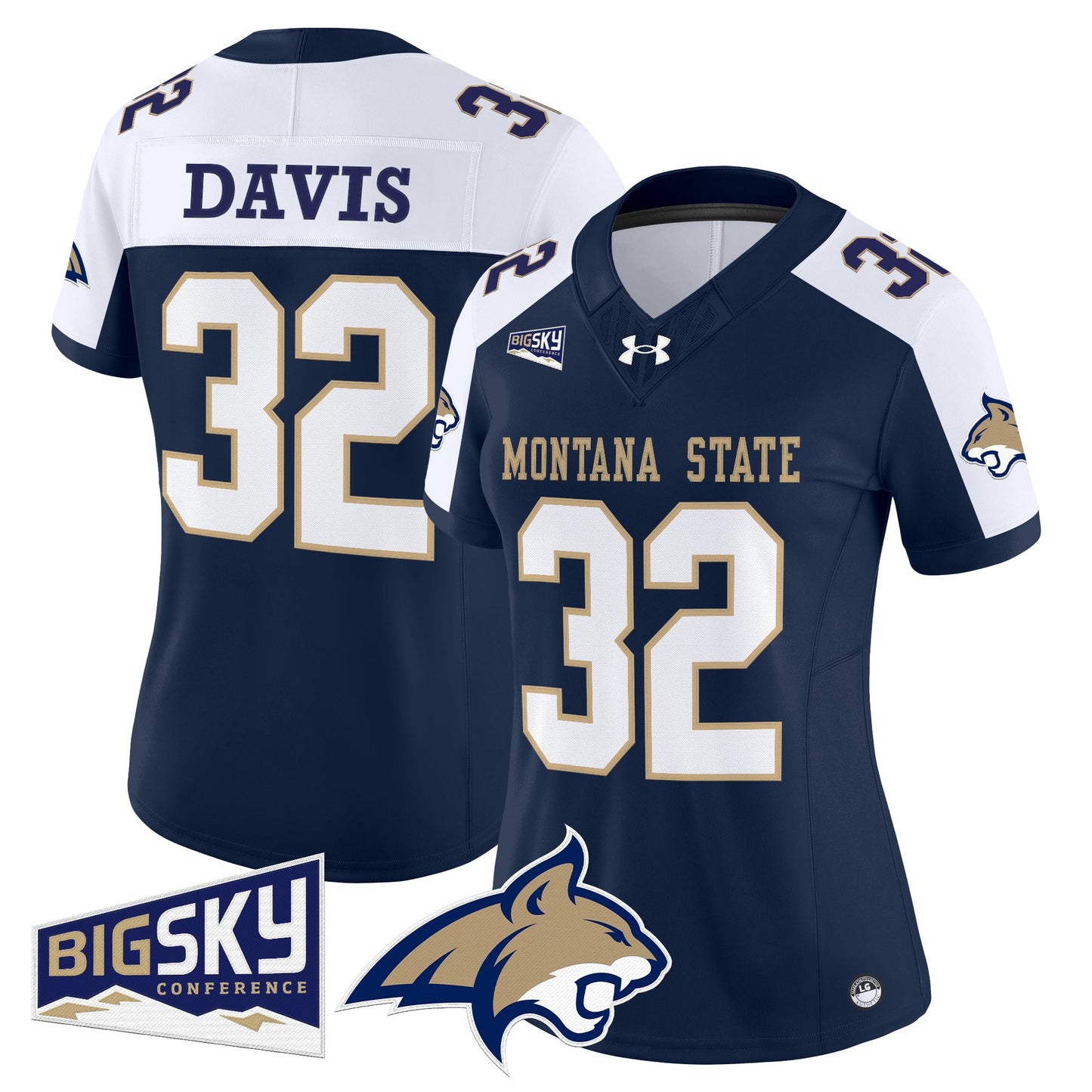 Women's Montana State Bobcats 2025 Vapor Limited Jersey - All Stitched