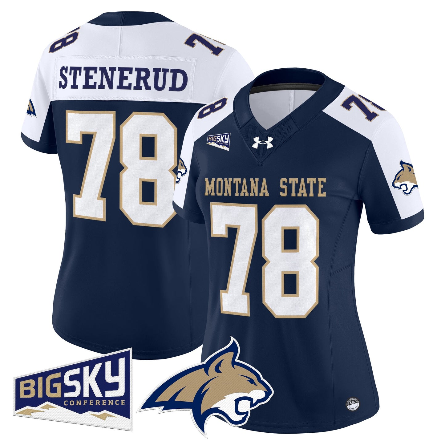 Women's Montana State Bobcats 2025 Vapor Limited Jersey - All Stitched