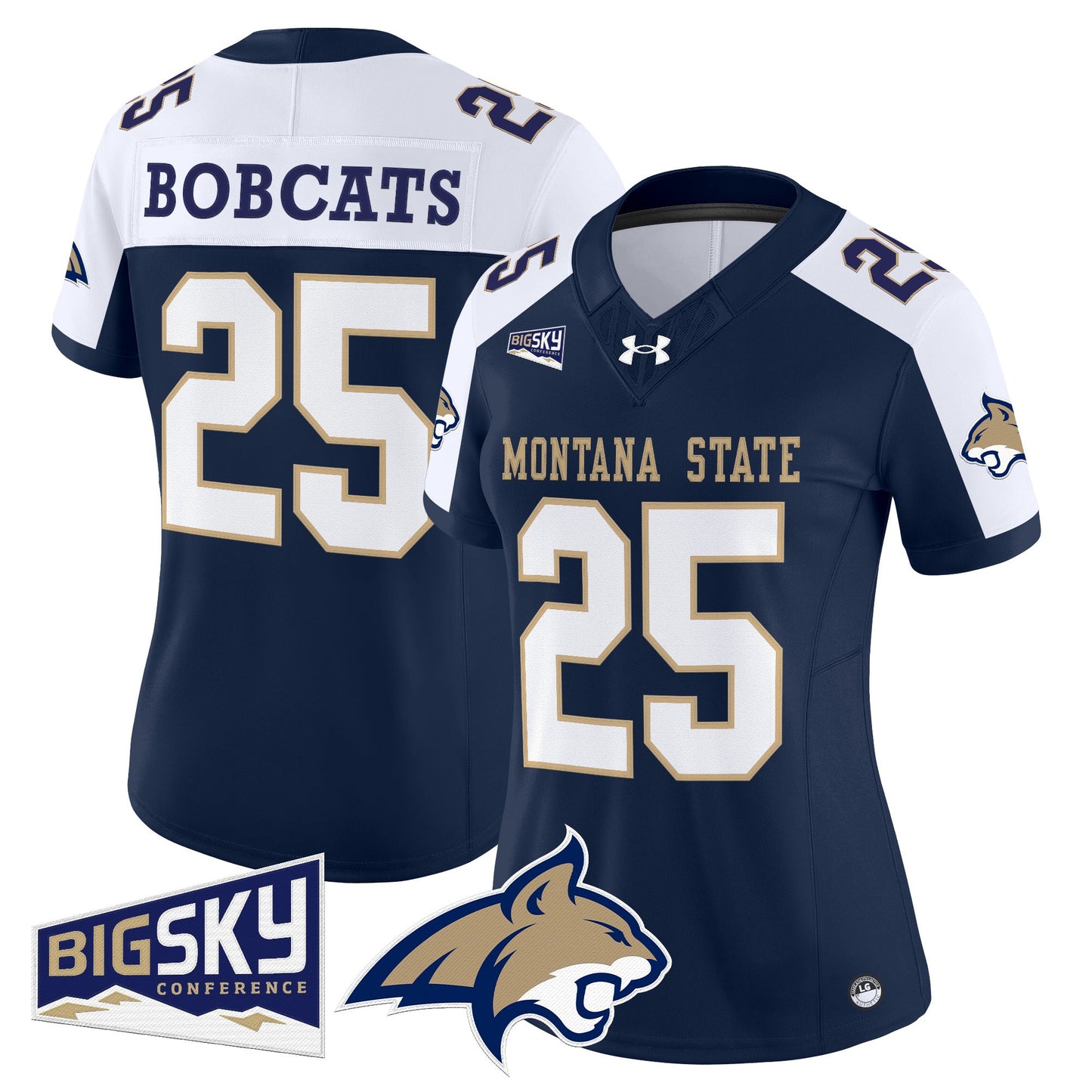 Women's Montana State Bobcats 2025 Vapor Limited Jersey - All Stitched