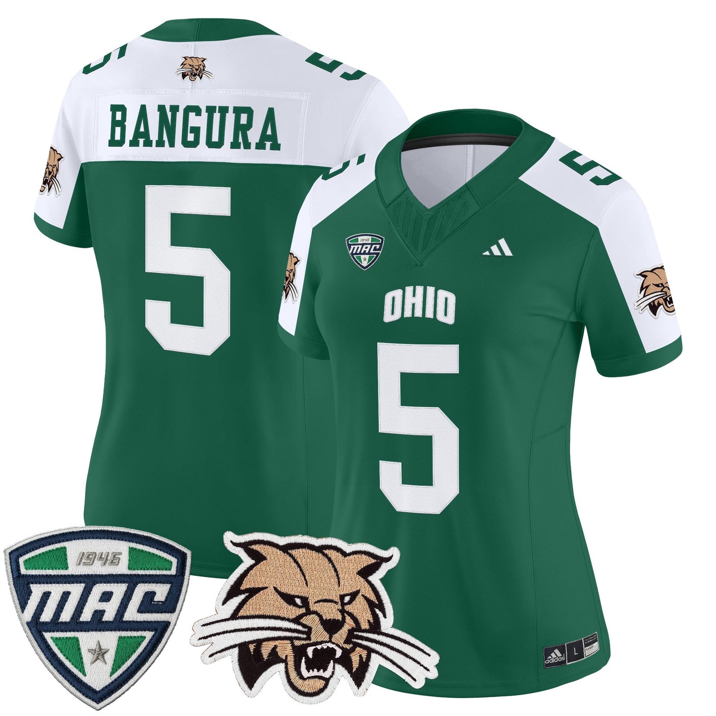 Women's Ohio Bobcats 2025 Vapor Limited Jersey - All Stitched