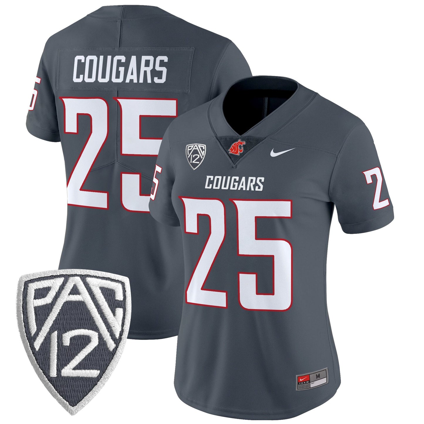 Women's Washington State Cougars 2025 Vapor Limited Jersey V2 - All Stitched