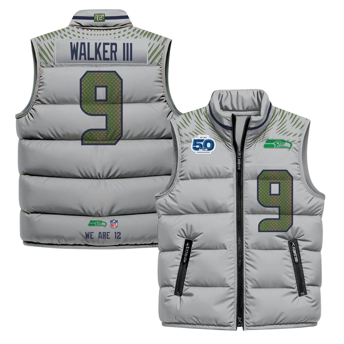 Seattle Seahawks 2026 Puffer Vest
