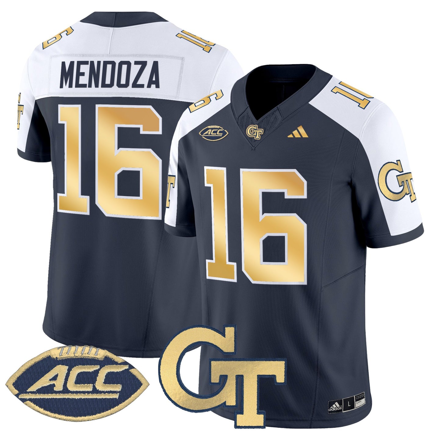 Men's Georgia Tech Yellow Jackets 2025 Vapor Limited Jersey - All stitched