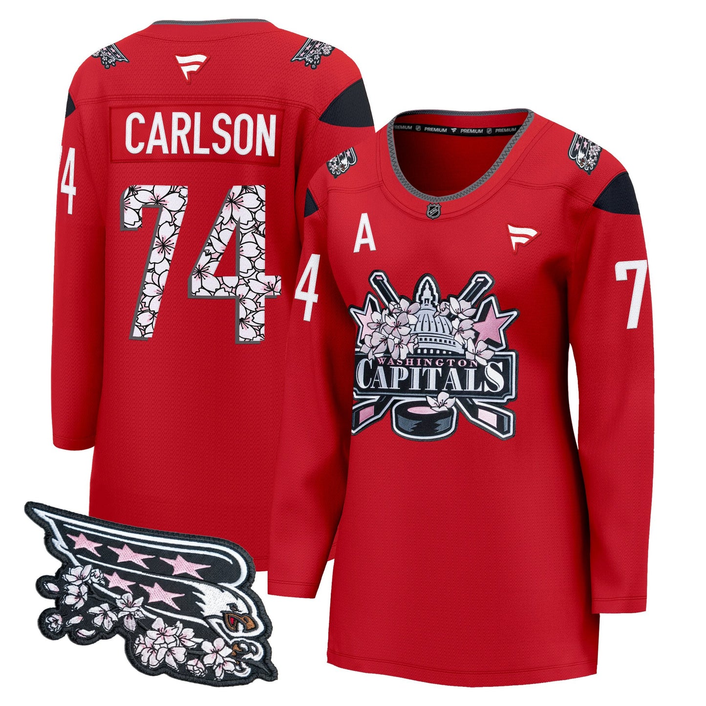 Women's Washington Capitals 2026 Cherry Blossom Premium Jersey - All Stitched