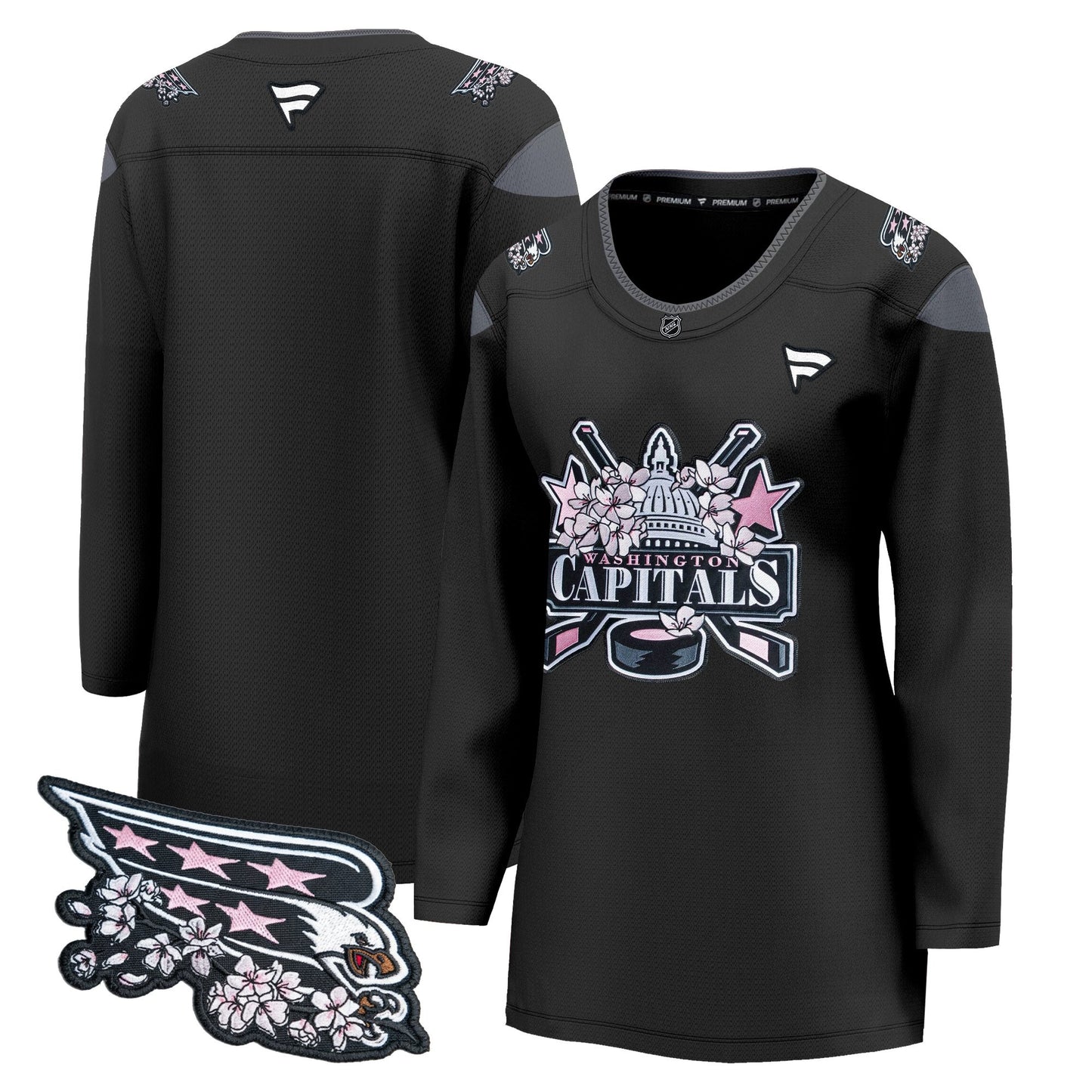 Women's Washington Capitals 2026 Cherry Blossom Premium Jersey - All Stitched