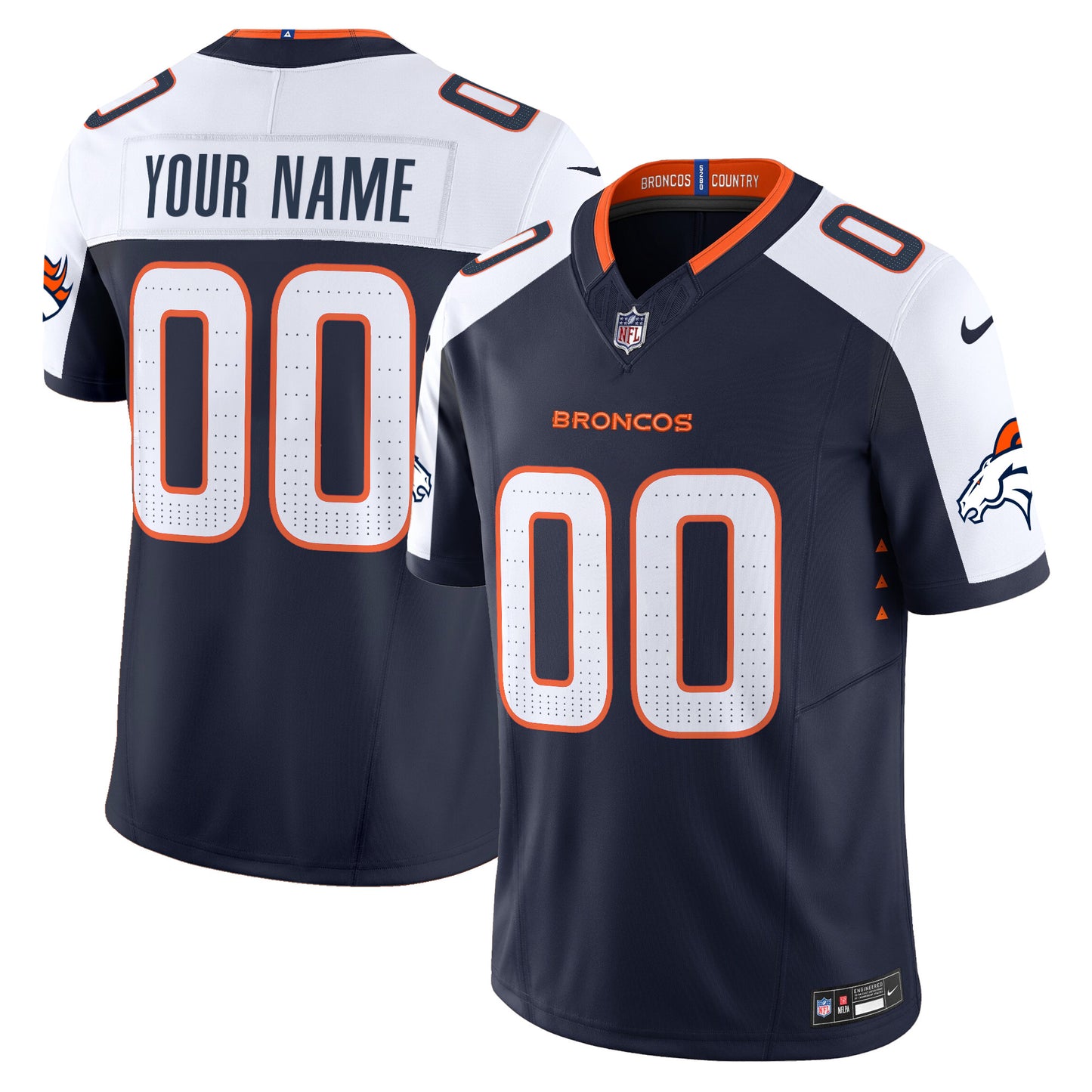Denver Broncos 2026 Vapor Limited Custom Jersey - All Stitched