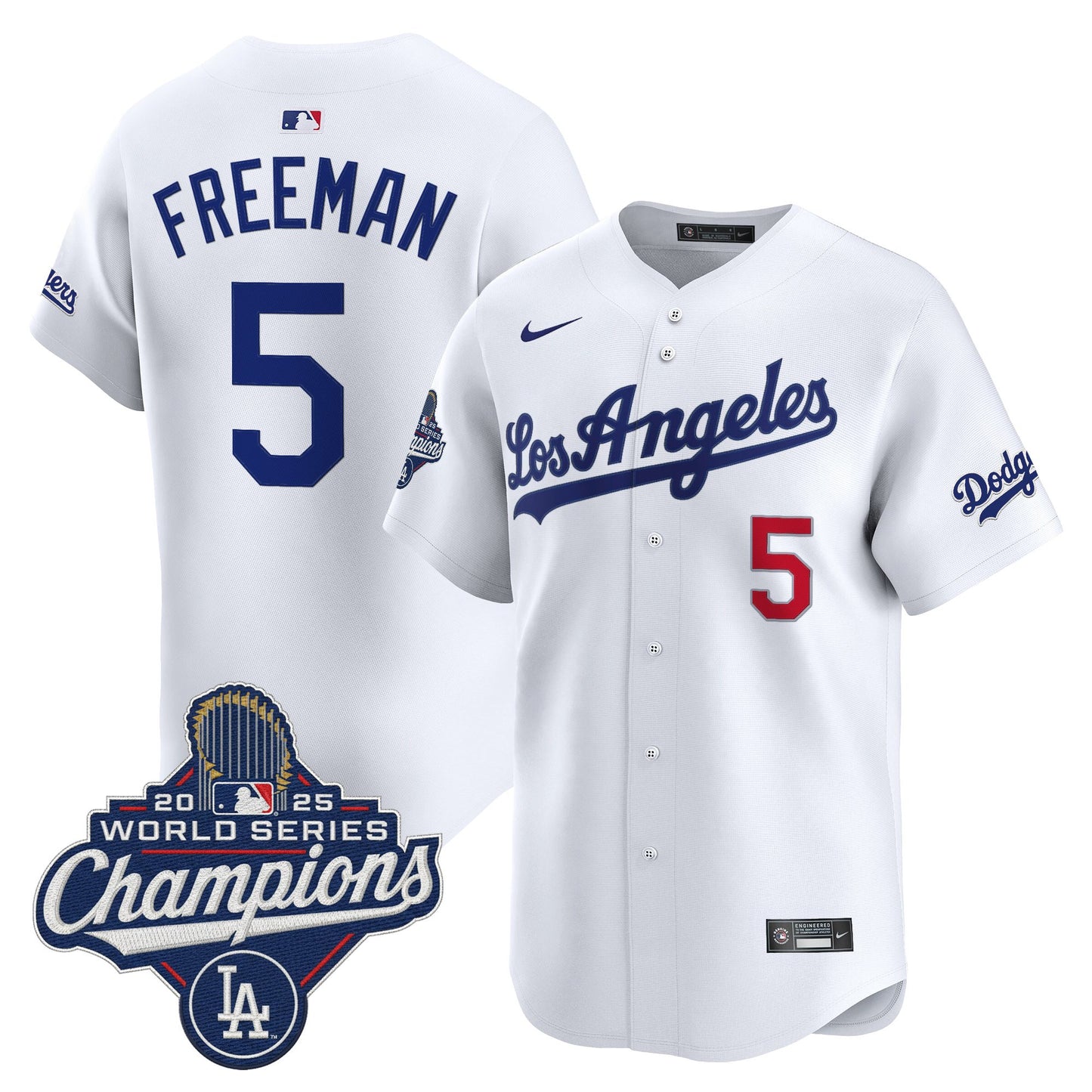 Men's Dodgers 2026 Vapor Premier Limited Jersey - World Series Champions Edition - All Stitched