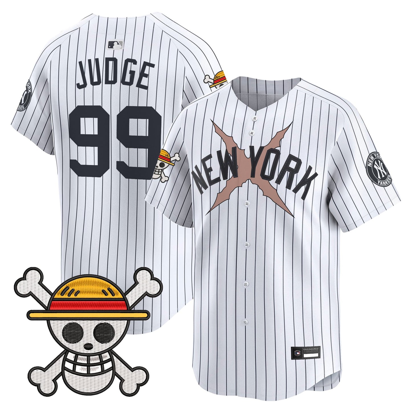 Men's New York Yankees x One Piece Vapor Premier Limited Jersey - Stitched