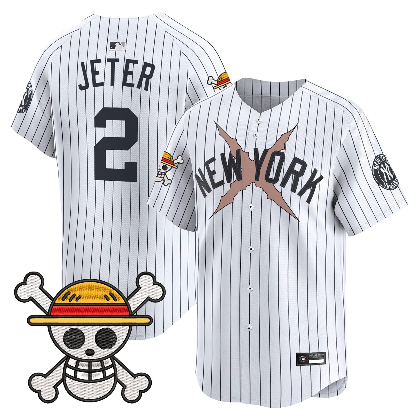 Men's New York Yankees x One Piece Vapor Premier Limited Jersey - Stitched