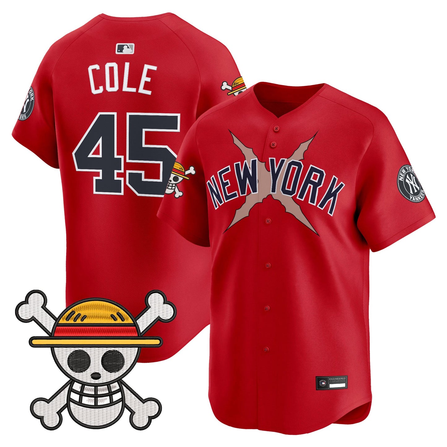 Men's New York Yankees x One Piece Vapor Premier Limited Jersey - Stitched