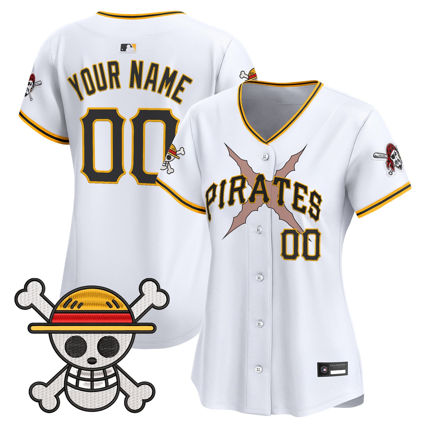 Pittsburgh Pirates x One Piece Vapor Premier Limited Custom Jersey - Stitched