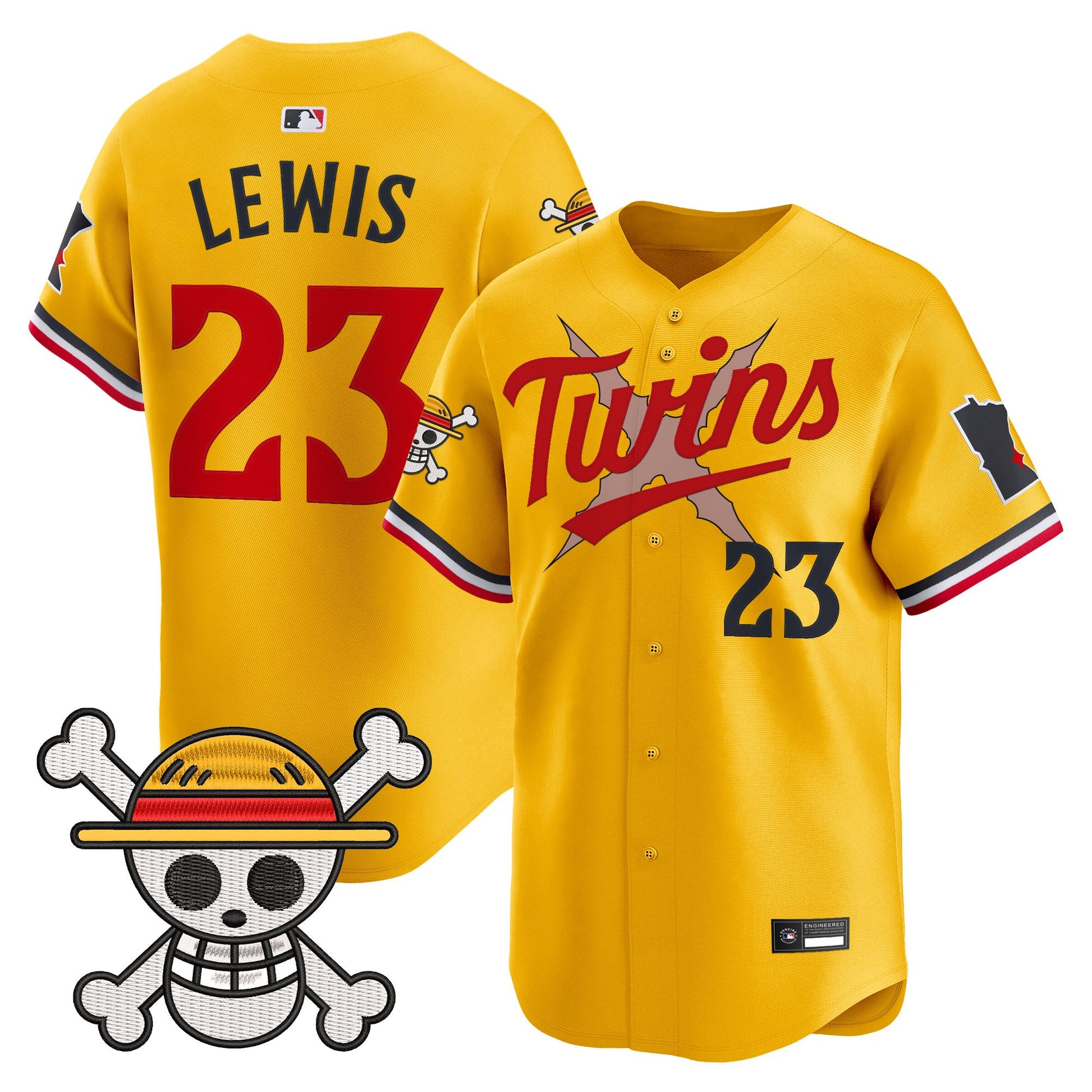 Men's Minnesota Twins x One Piece Vapor Premier Limited Jersey - Stitched