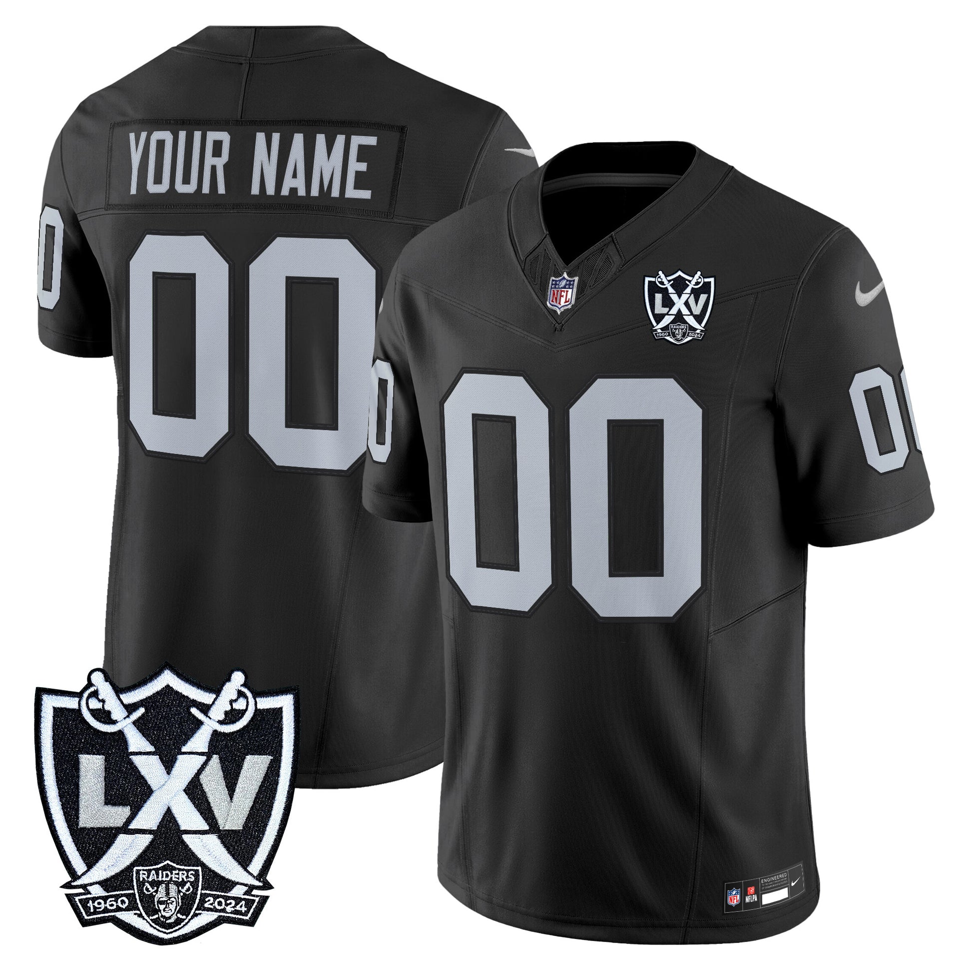 Las Vegas Raiders 2026 Vapor Limited Custom Jersey - All Stitched