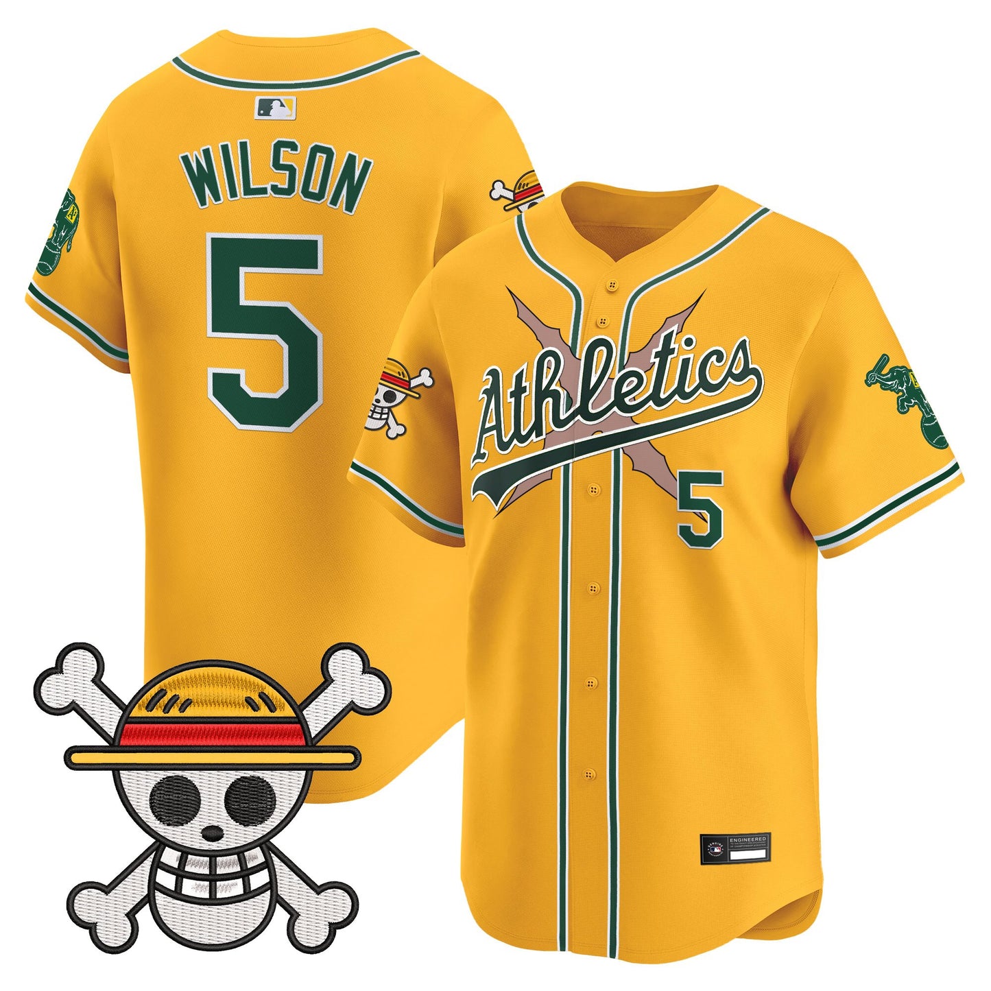 Men's Athletics x One Piece Vapor Premier Limited Jersey - Stitched