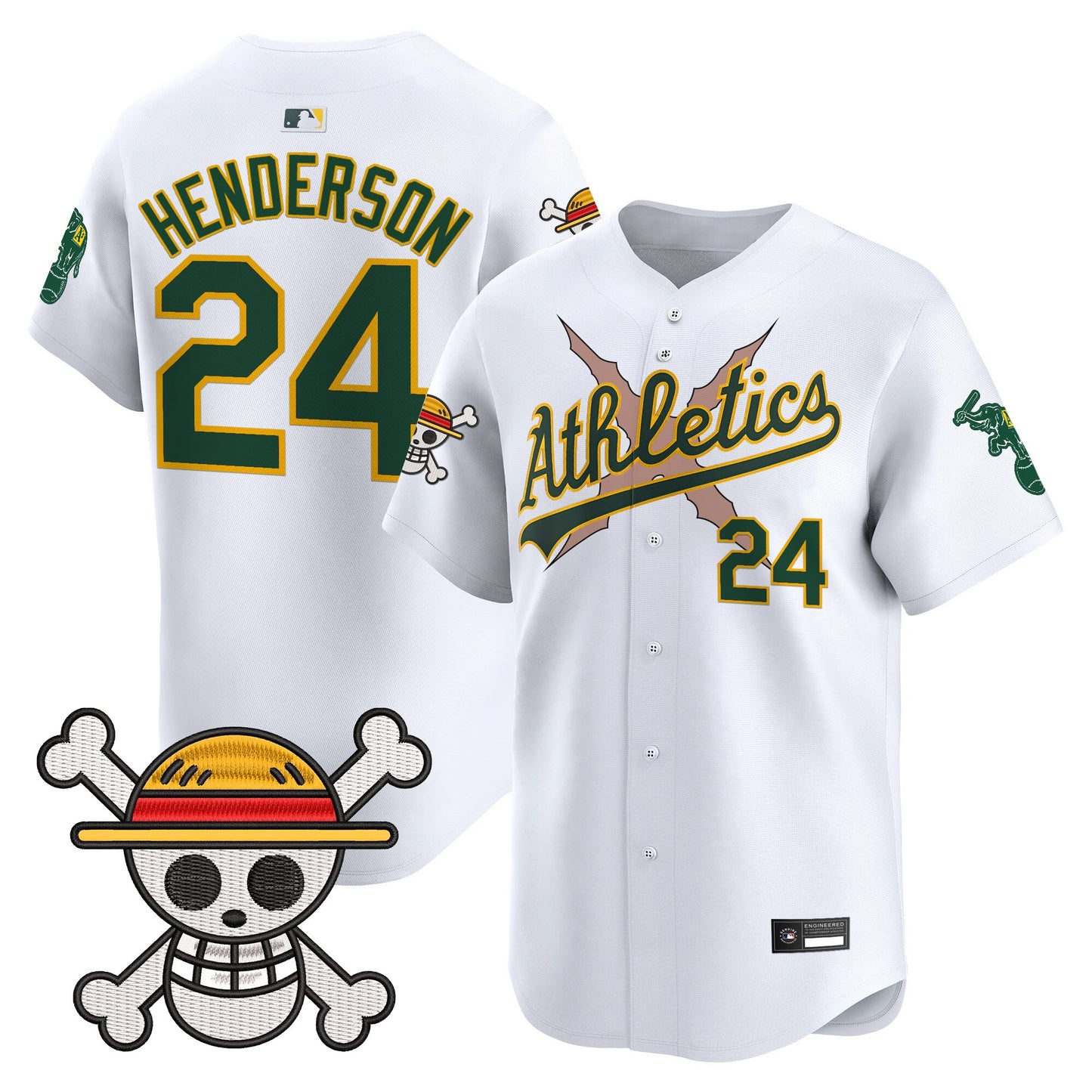 Men's Athletics x One Piece Vapor Premier Limited Jersey - Stitched
