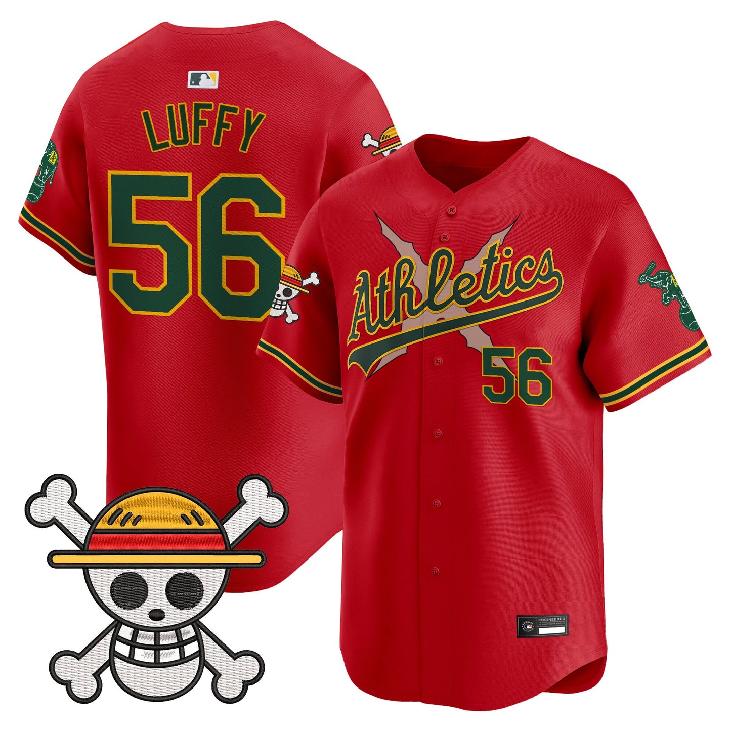 Men's Athletics x One Piece Vapor Premier Limited Jersey - Stitched