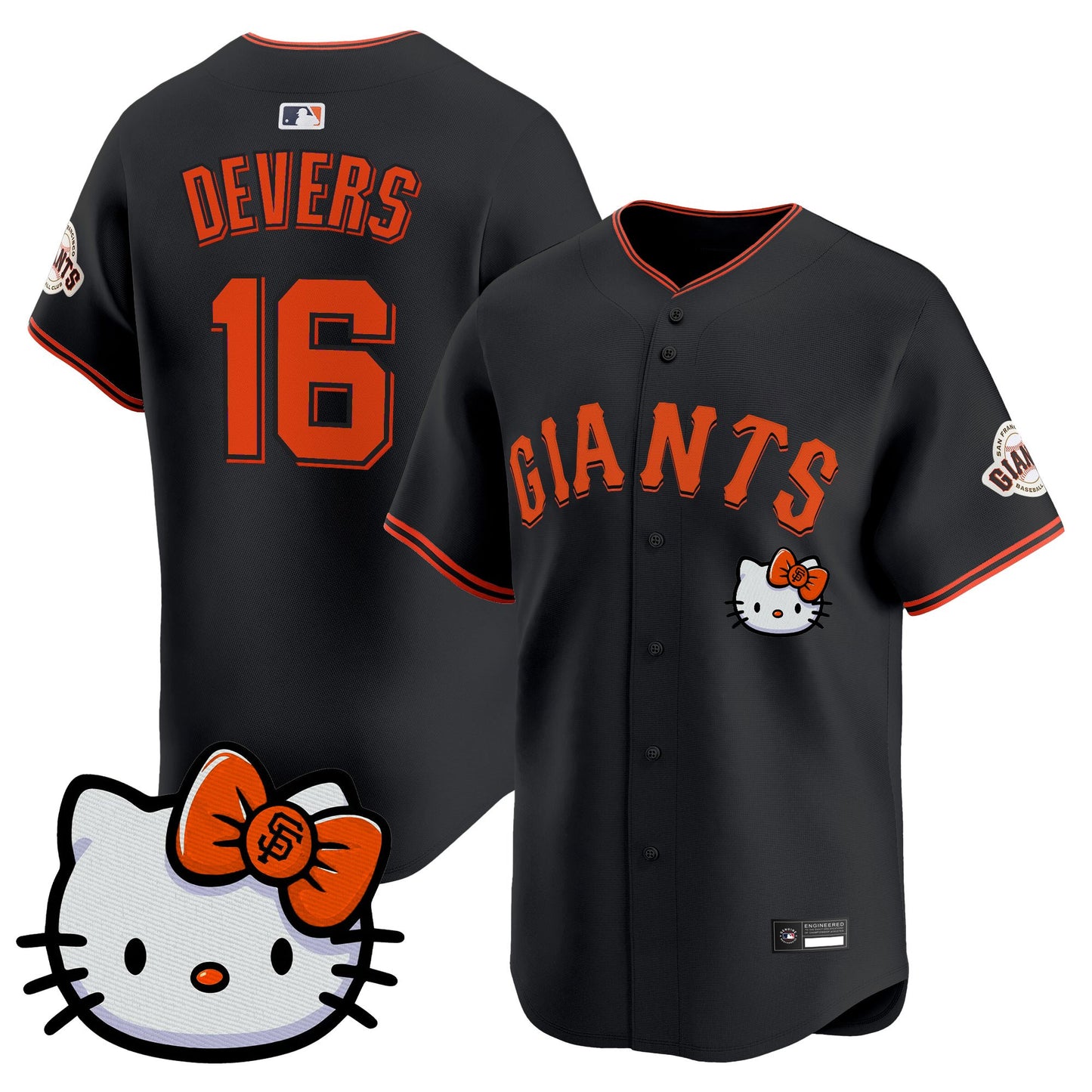Unisex San Francisco Giants Hello Kitty Vapor Premier Limited Jersey – All Stitched