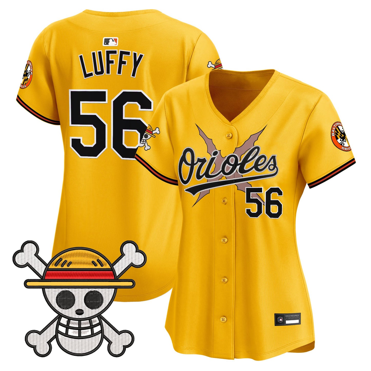 Women's Baltimore Orioles x One Piece Vapor Premier Limited Jersey - Stitched