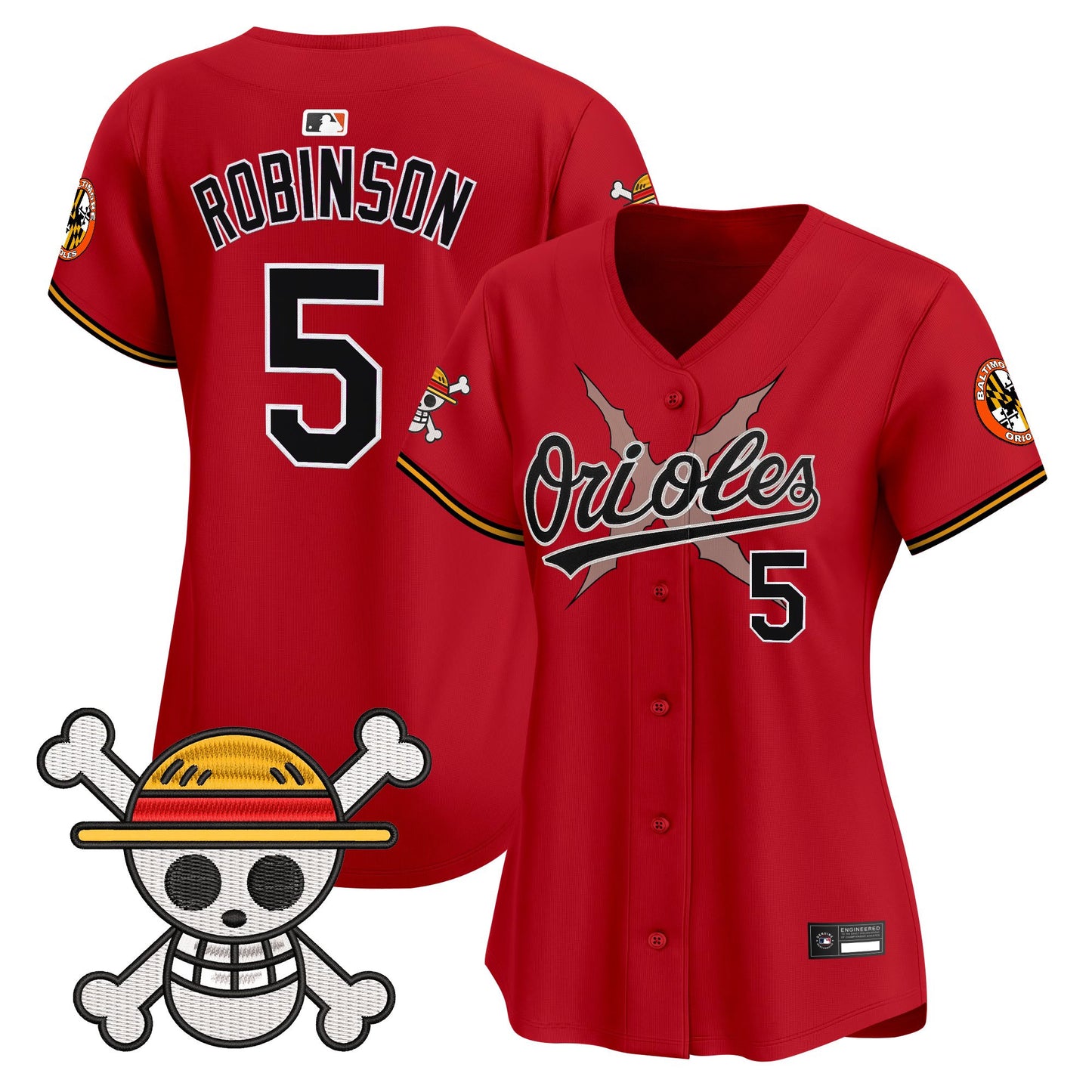 Women's Baltimore Orioles x One Piece Vapor Premier Limited Jersey - Stitched