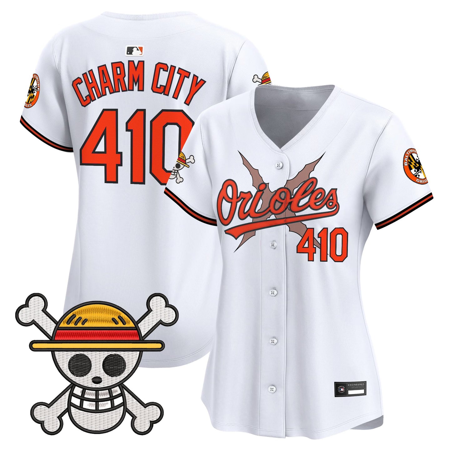 Women's Baltimore Orioles x One Piece Vapor Premier Limited Jersey - Stitched