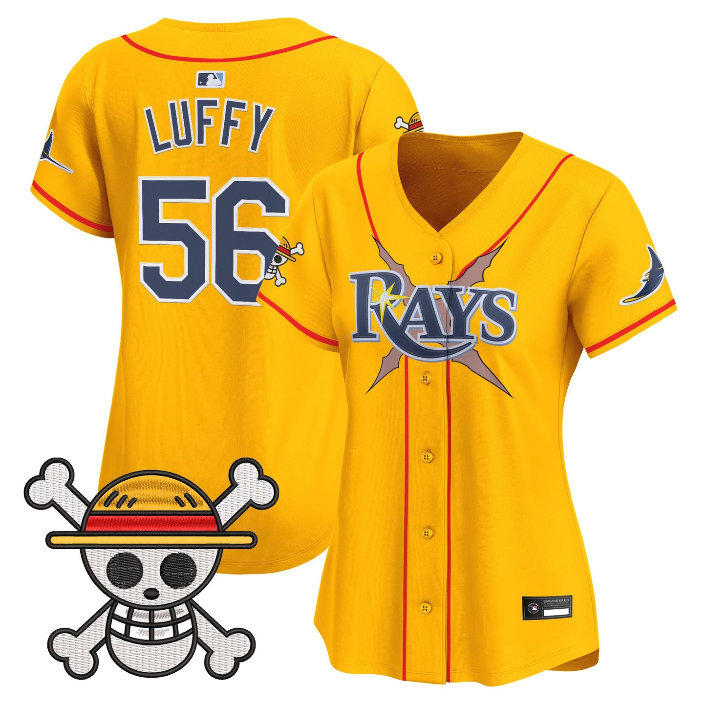 Women's Tampa Bay Rays x One Piece Vapor Premier Limited Jersey - Stitched