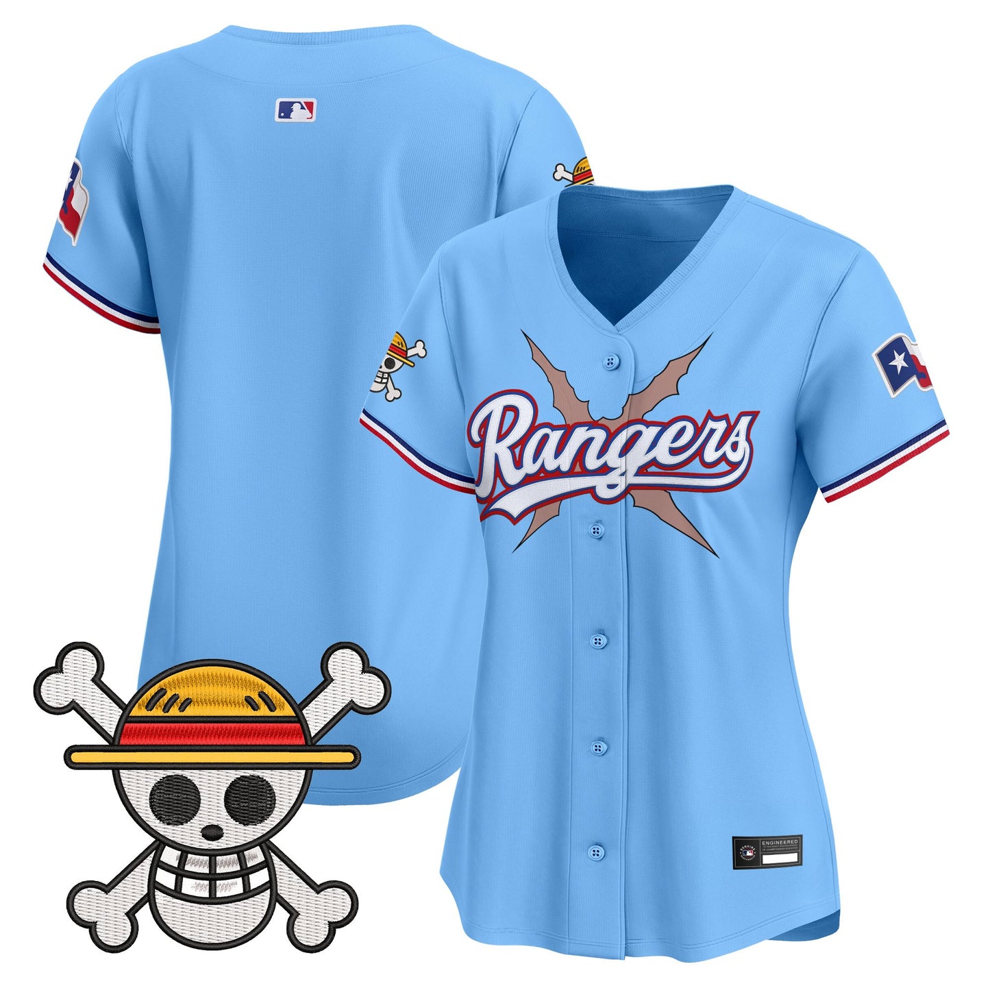 Women's Texas Rangers x One Piece Vapor Premier Limited Jersey - Stitched