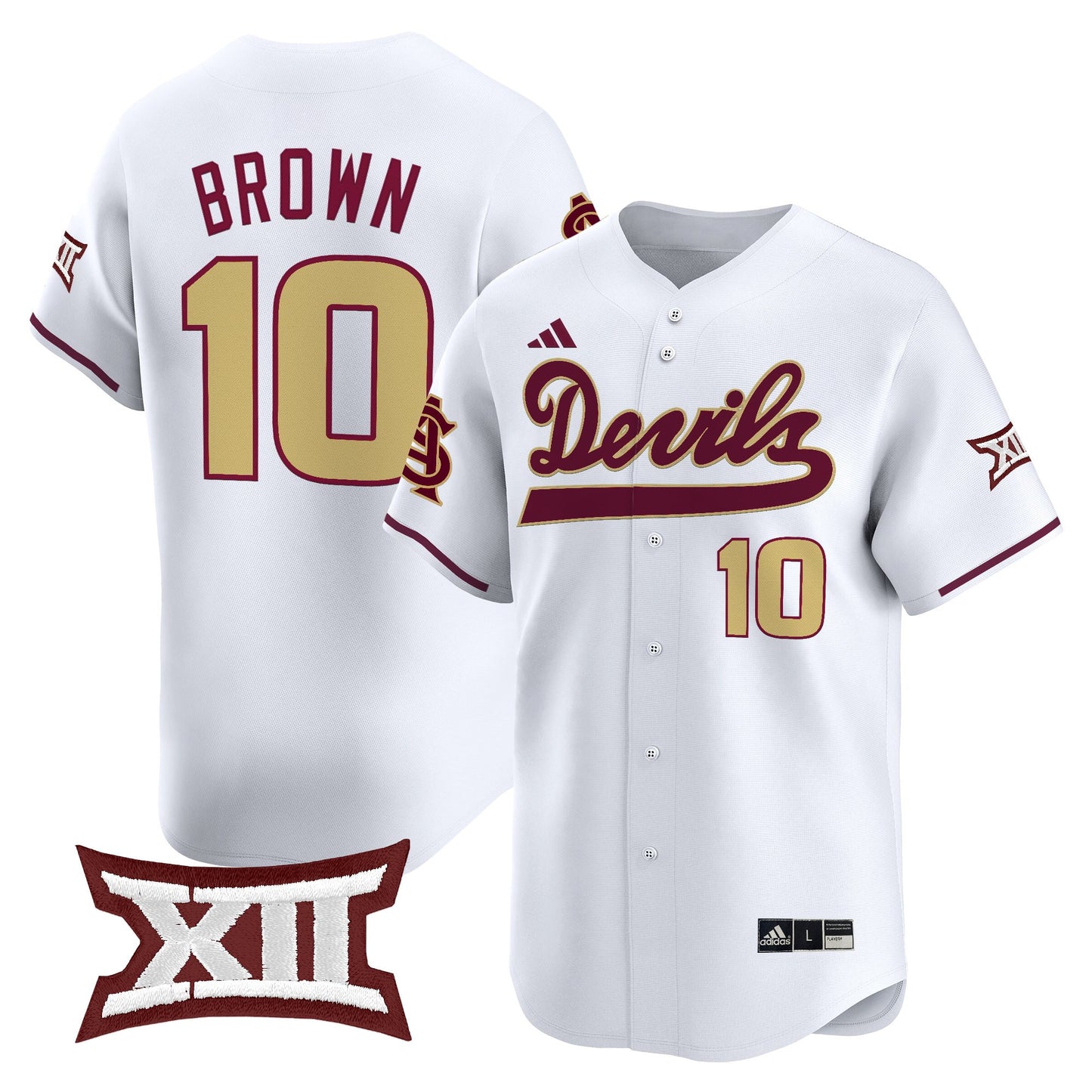Men's size - Sun Devils Softball Vapor Premier Limited Jersey - All Stitched