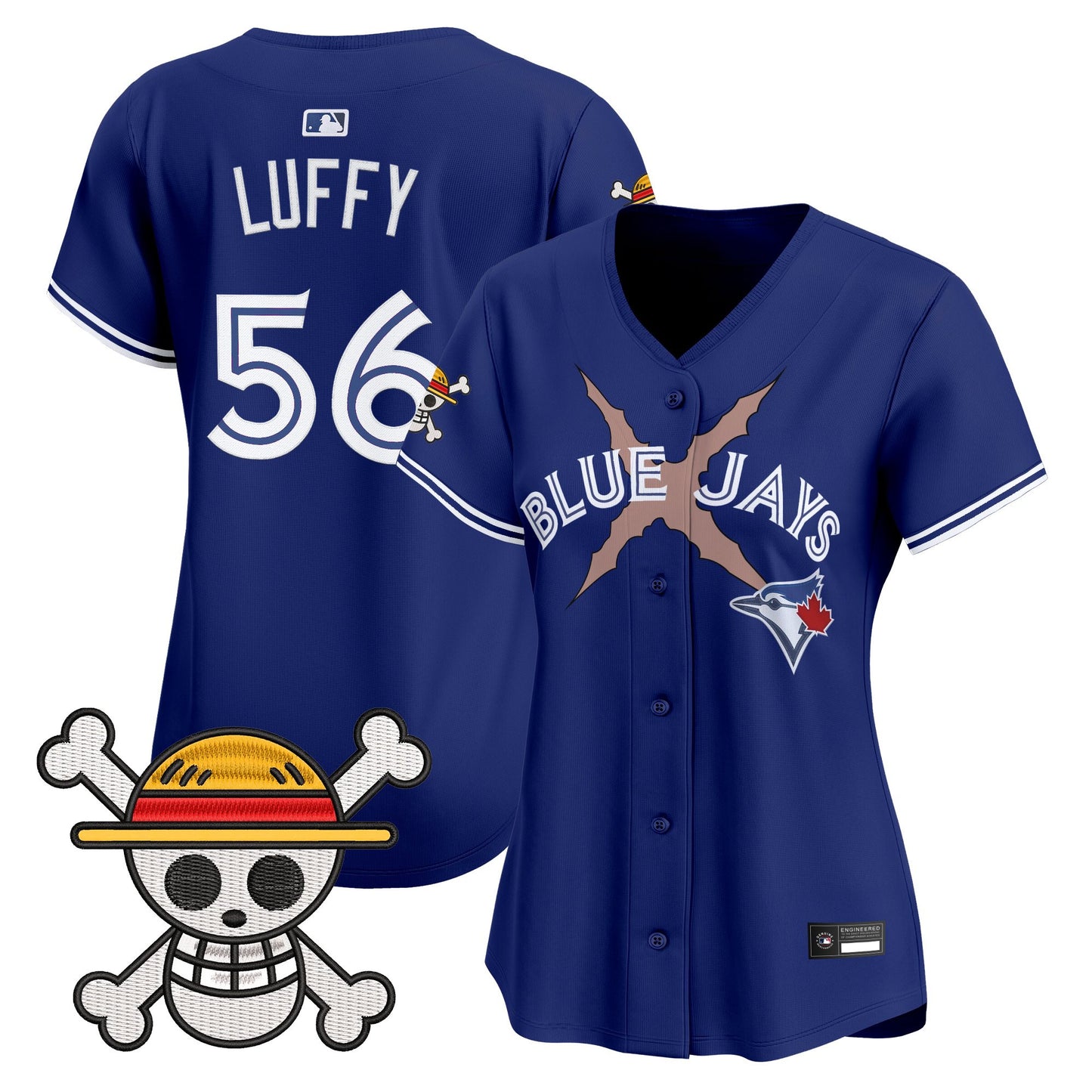 Women's Blue Jays x One Piece Vapor Premier Limited Jersey - Stitched