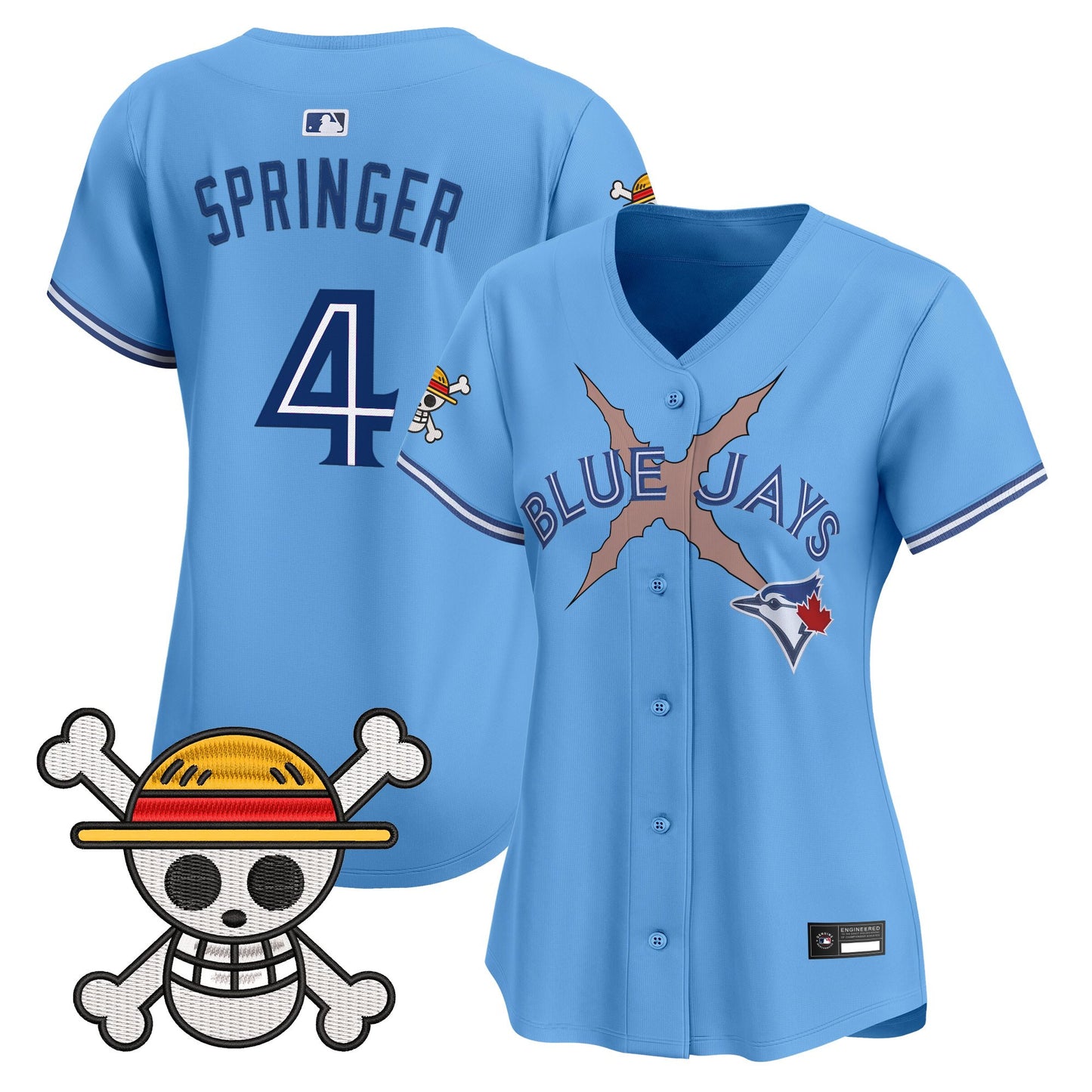 Women's Blue Jays x One Piece Vapor Premier Limited Jersey - Stitched