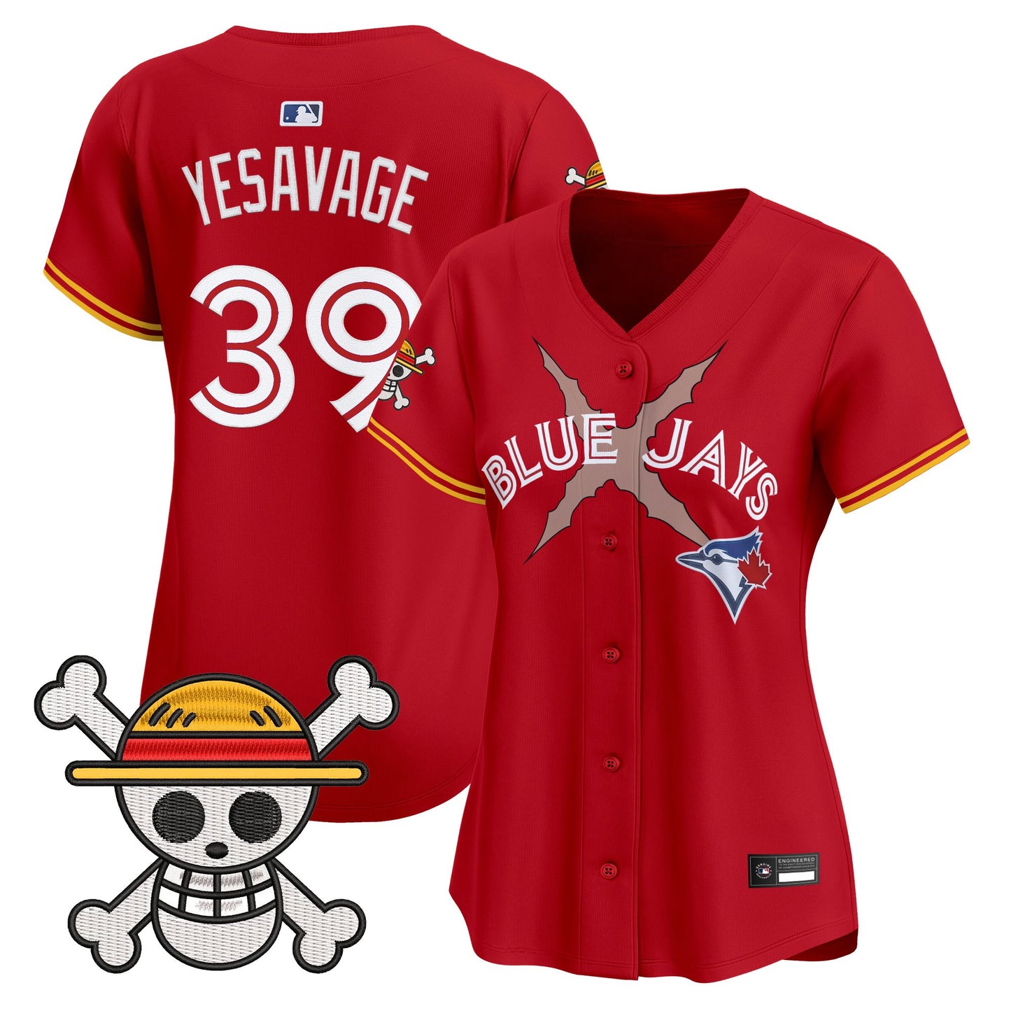 Women's Blue Jays x One Piece Vapor Premier Limited Jersey - Stitched