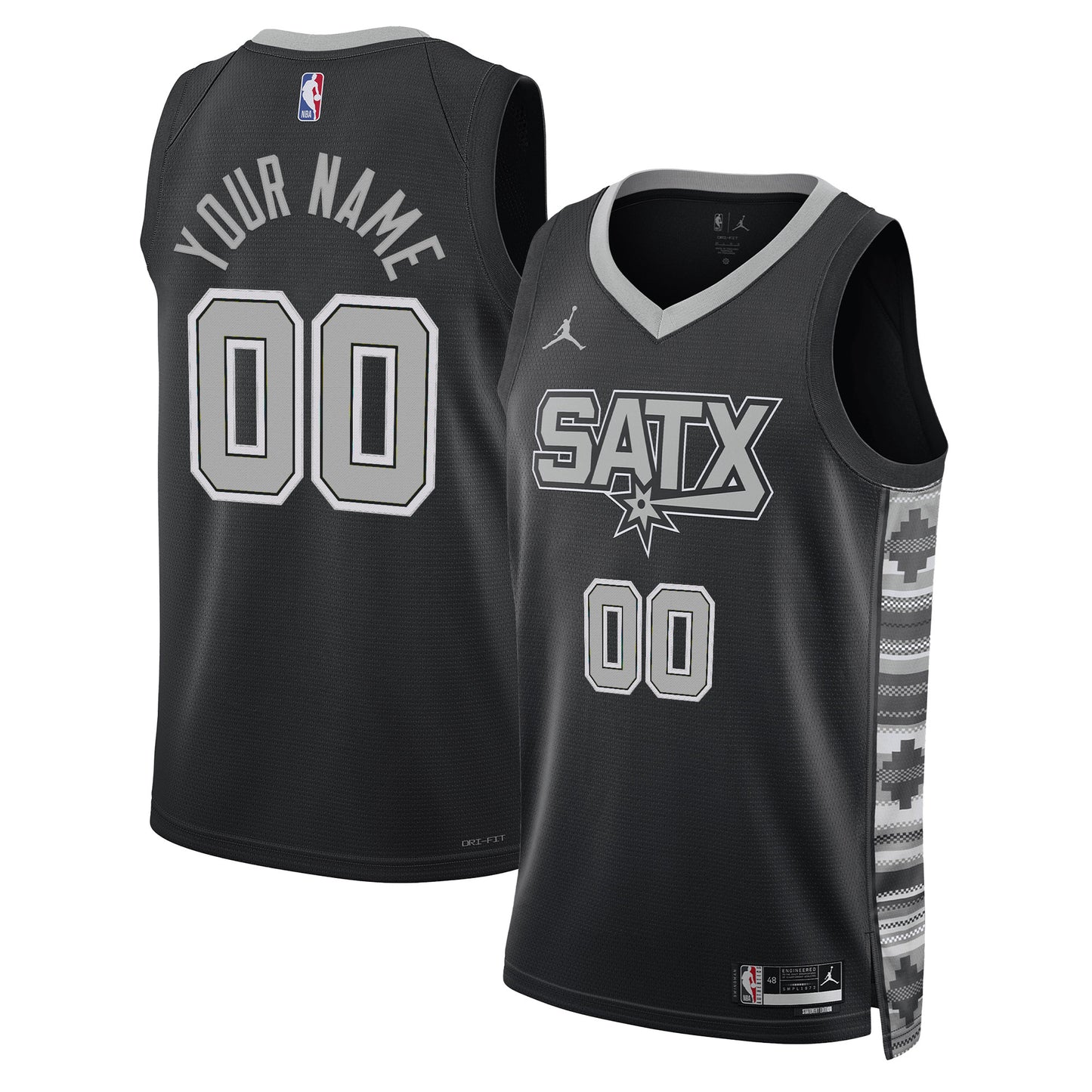 San Antonio Spurs Custom Jersey Collection - All Stitched