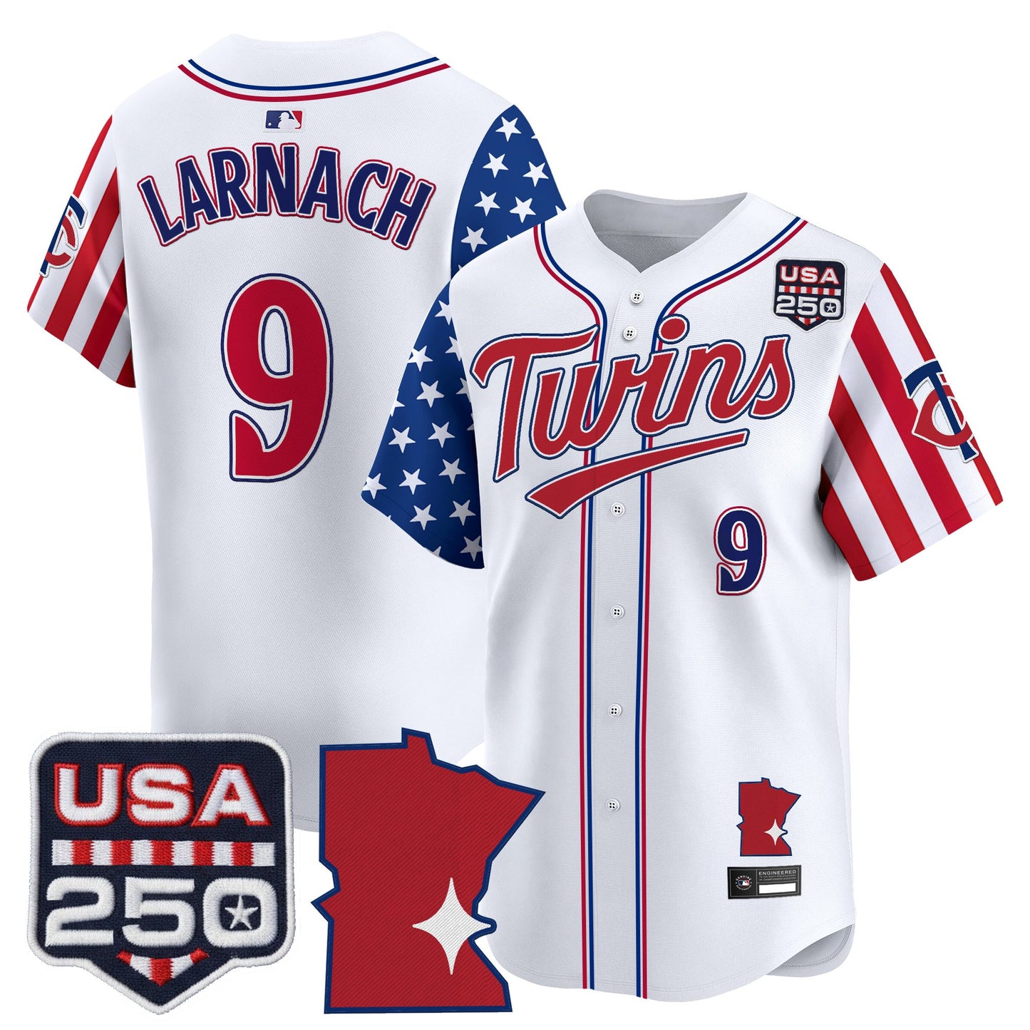 Men's Minnesota Twins "America 250 Edition" Vapor Premier Limited Jersey - All Stitched