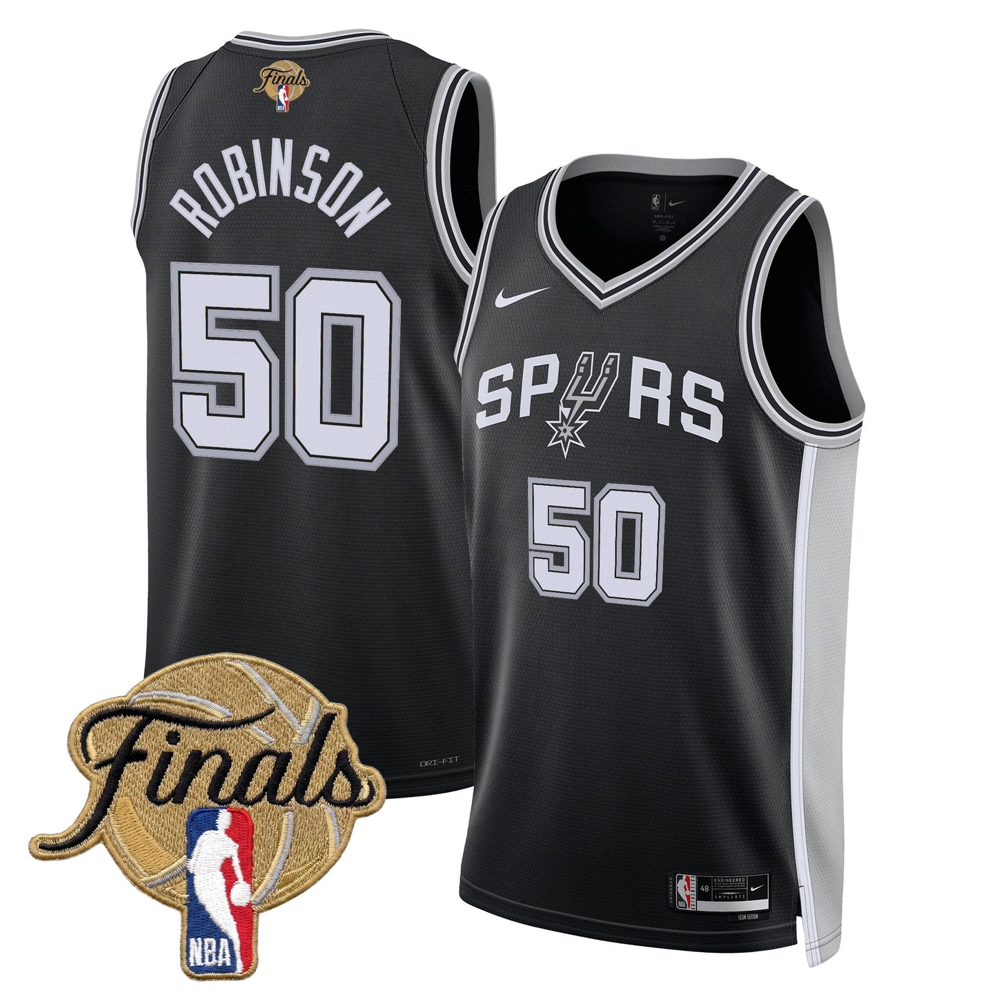Men's San Antonio Spurs 2026 Finals Swingman Jersey - All Stitched