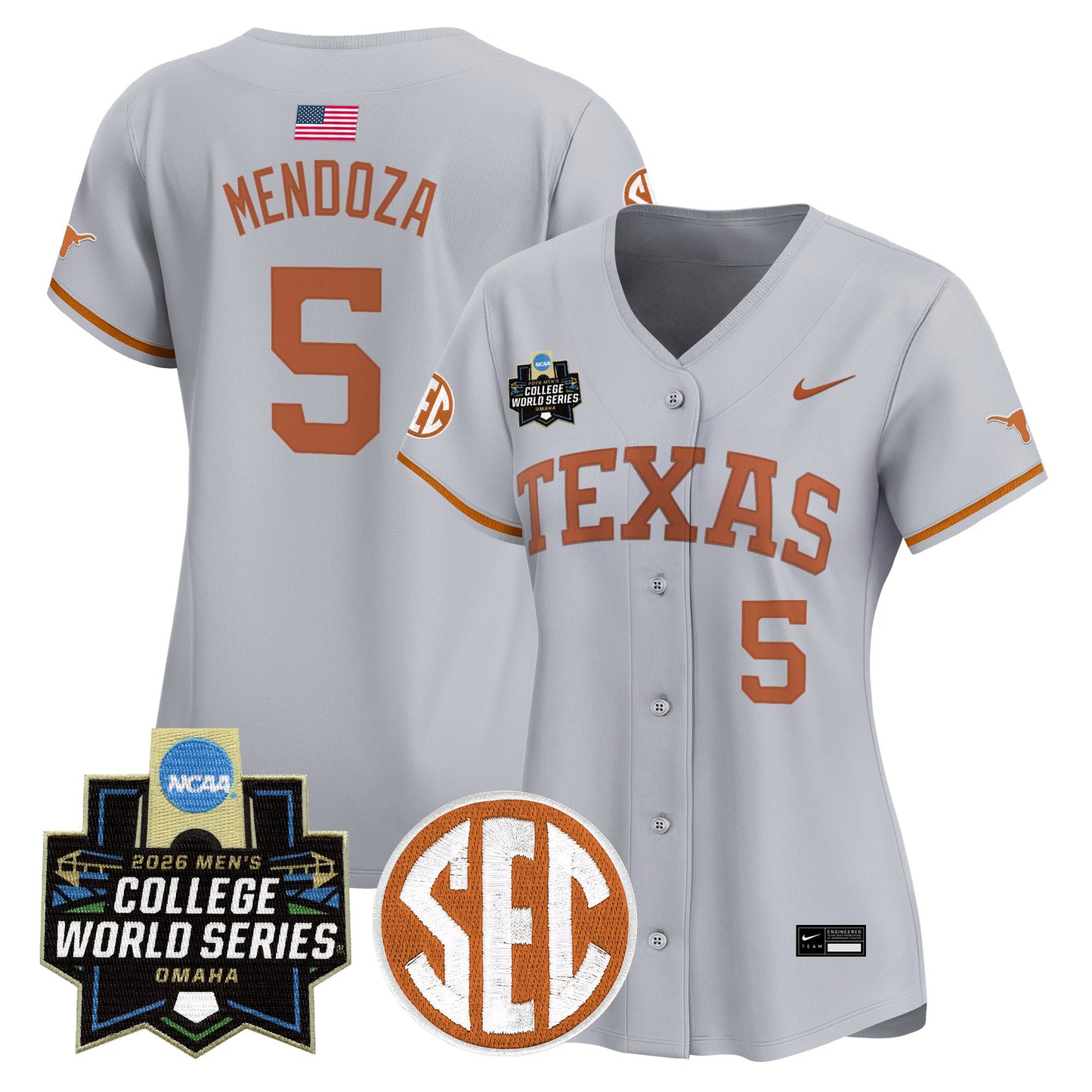 Women's Texas Longhorns 2026 World Series Vapor Premier Limited Jersey - All Stitched
