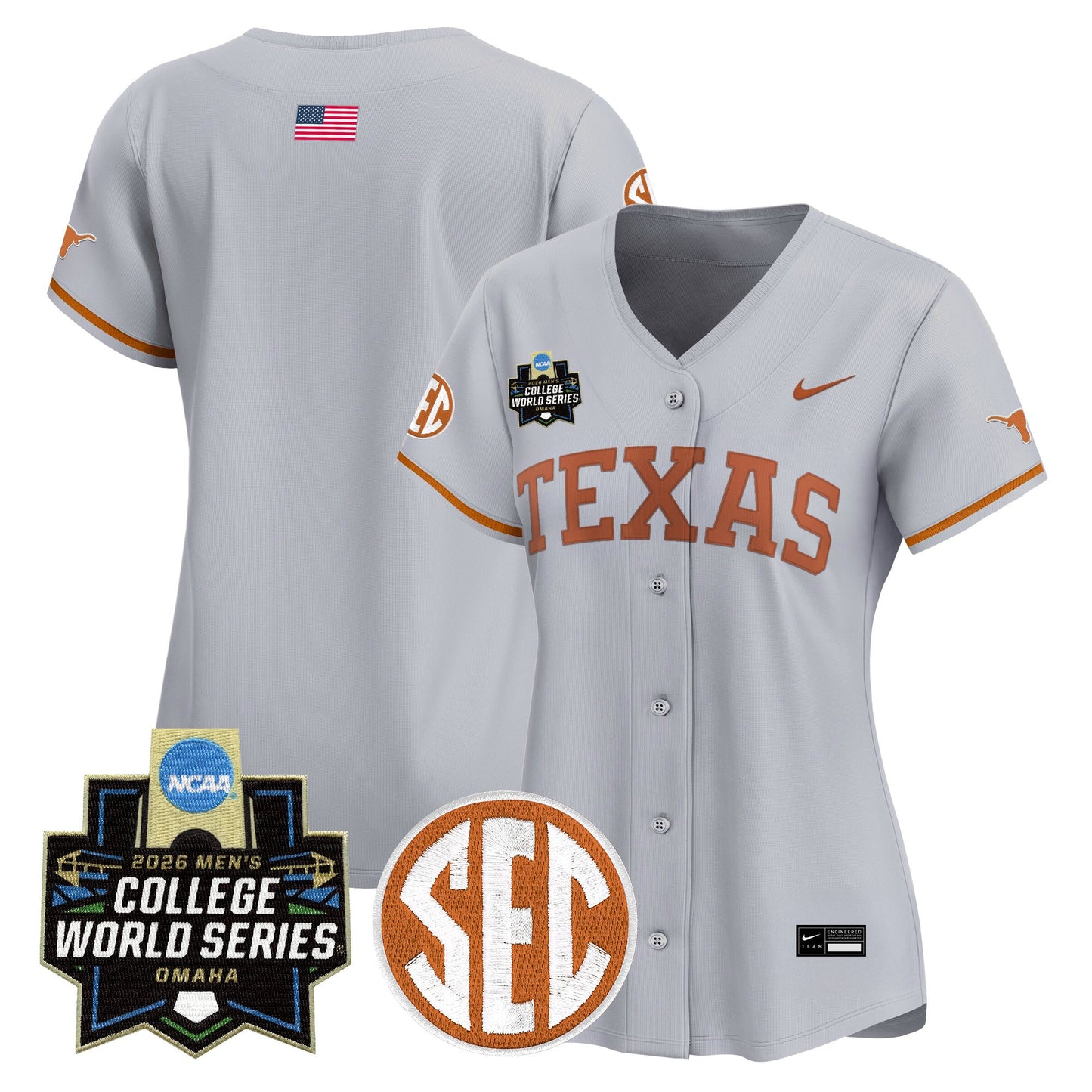 Women's Texas Longhorns 2026 World Series Vapor Premier Limited Jersey - All Stitched