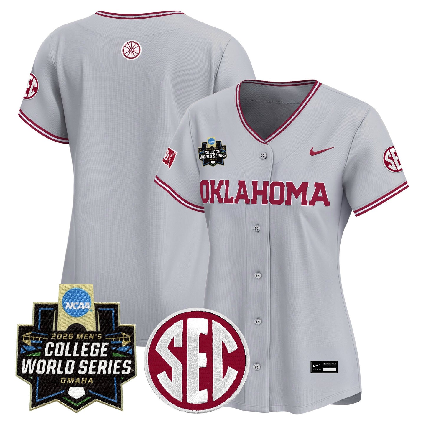 Women's Oklahoma Sooners 2026 World Series Vapor Premier Limited Jersey - All Stitched