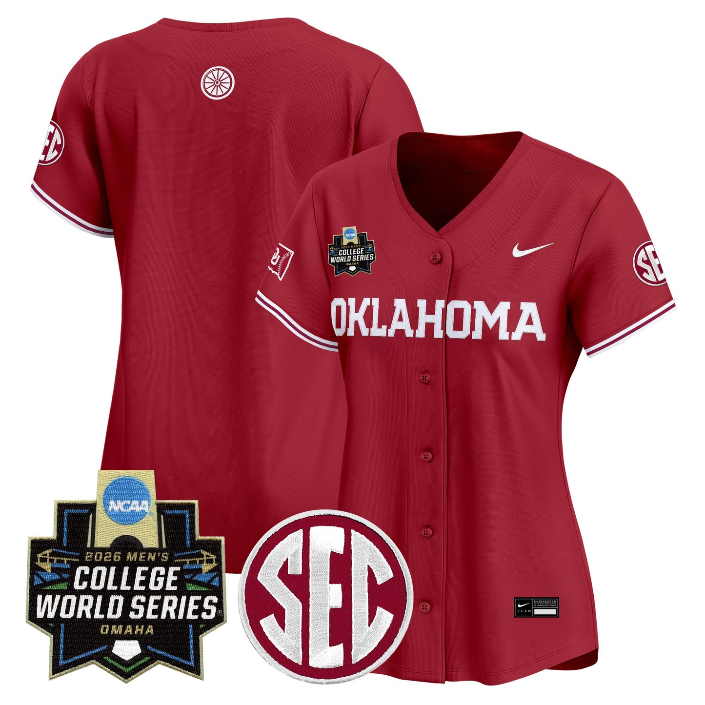 Women's Oklahoma Sooners 2026 World Series Vapor Premier Limited Jersey - All Stitched