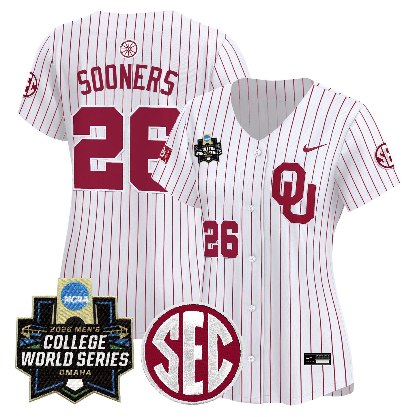 Women's Oklahoma Sooners 2026 World Series Vapor Premier Limited Jersey - All Stitched