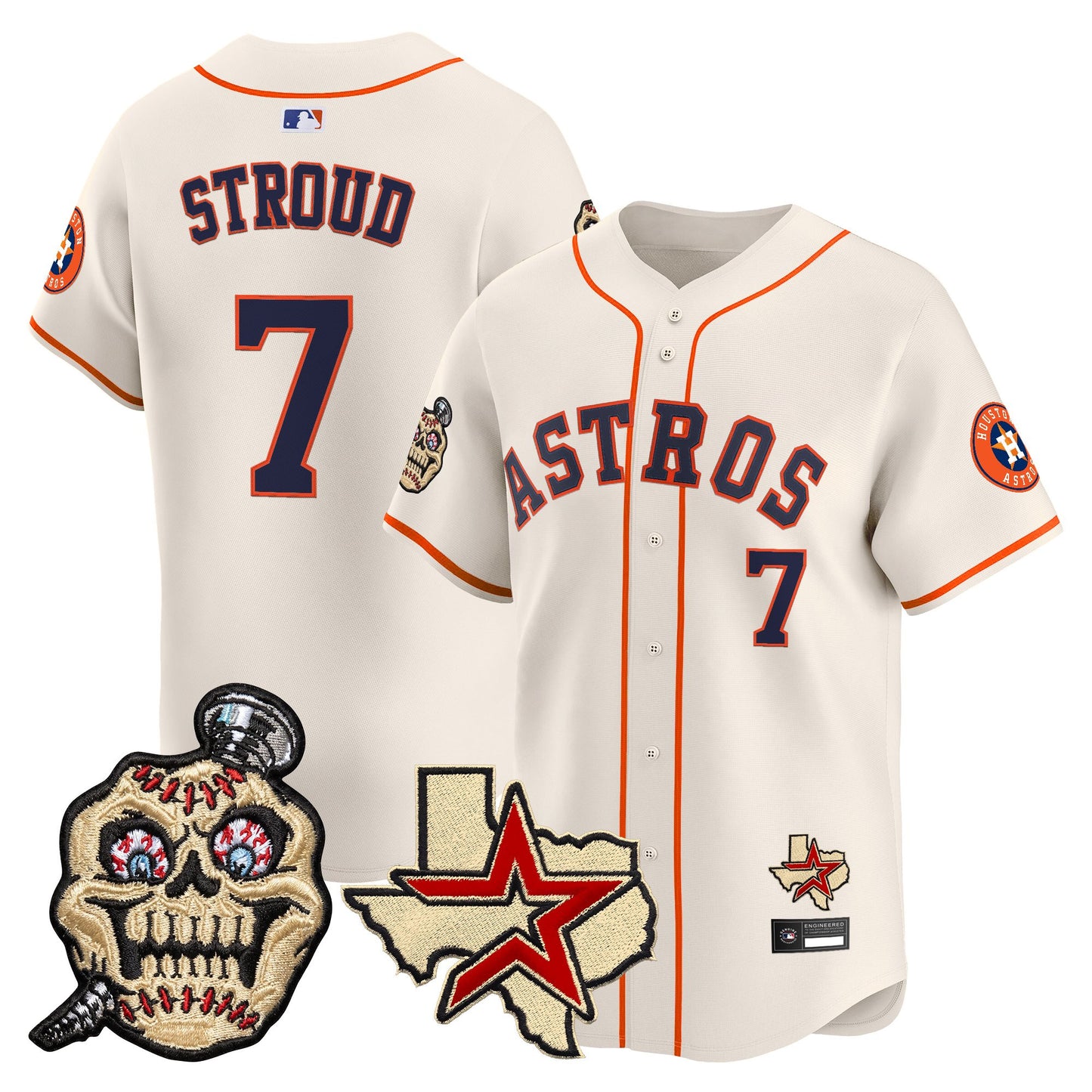 Men's Houston Astros Screwed Up Click Vapor Premier Limited Jersey - All Stitched