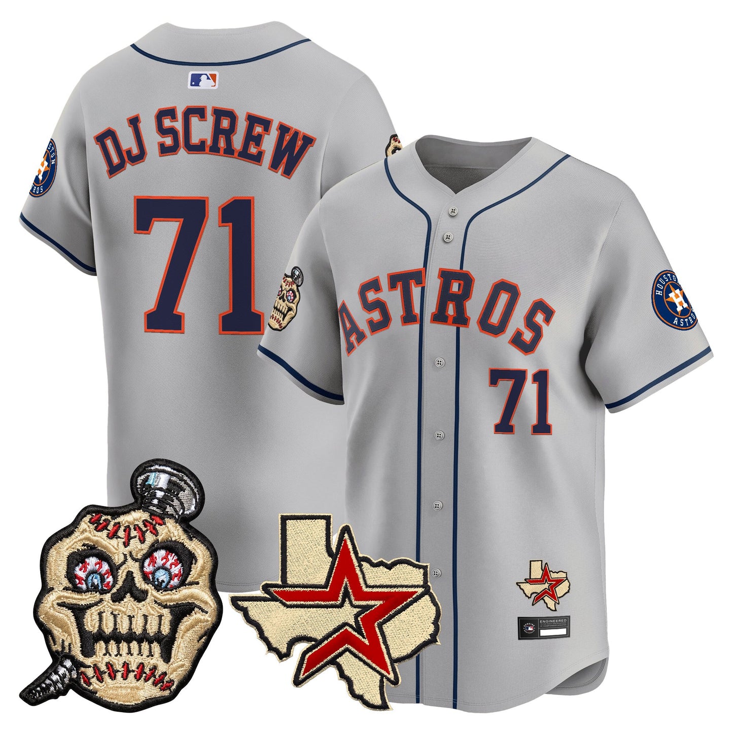 Men's Houston Astros Screwed Up Click Vapor Premier Limited Jersey - All Stitched