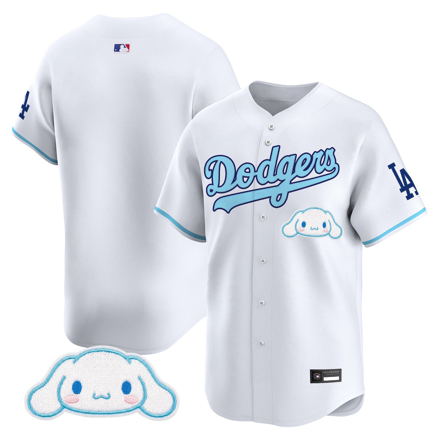 Los Angeles Dodgers x Cinnamoroll Vapor Premier Limited Jersey - All Stitched