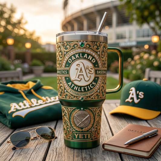 Athletics 40 oz Tumbler with Handle and Lid