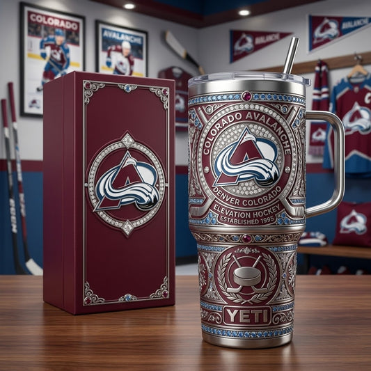 Avalanche 40 oz Tumbler with Handle and Lid