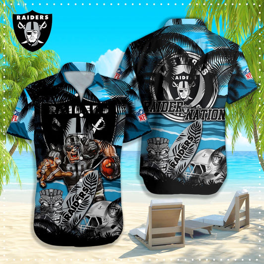Las Vegas Raiders NFL-Hawaiian shirt Q-48184
