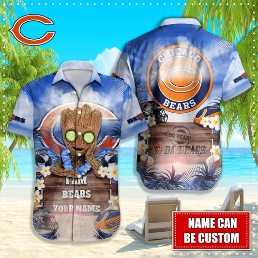 Chicago Bears NFL-Hawaiian shirt custom Q-48112