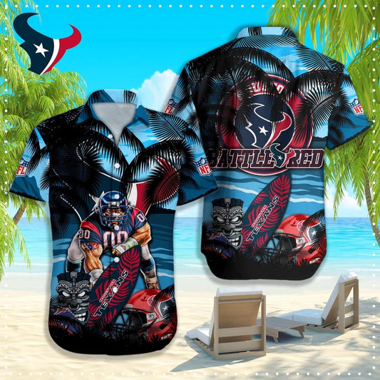 Houston Texans NFL - Hawaiian shirt Q - 48184 HOUTEX_KDZ - KINDOZY